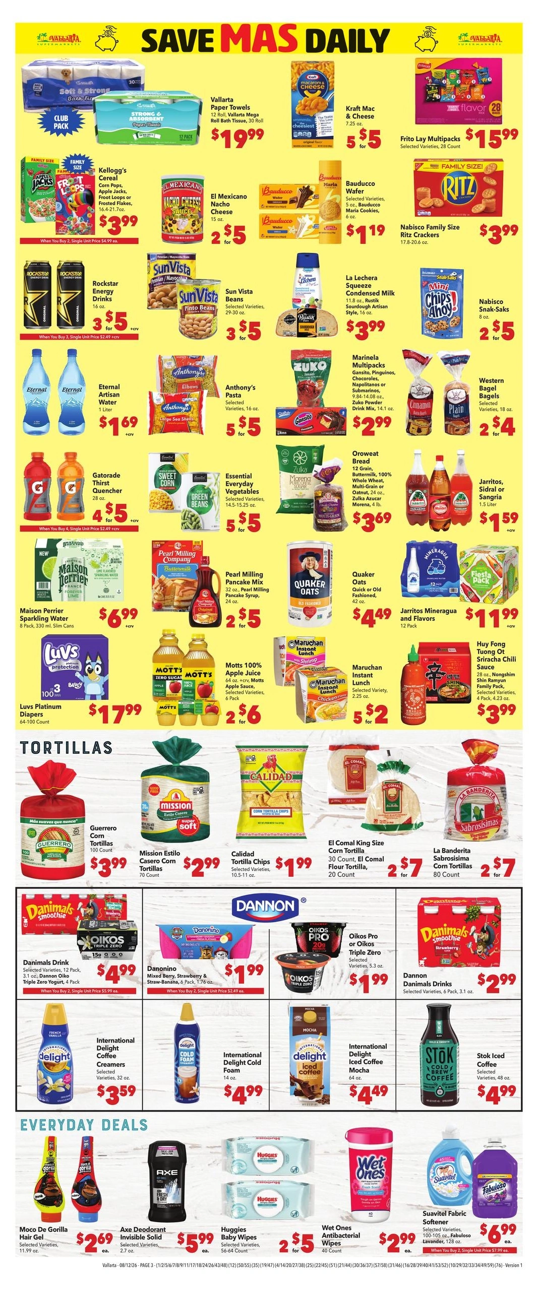 Vallarta Supermarkets flyer page 3