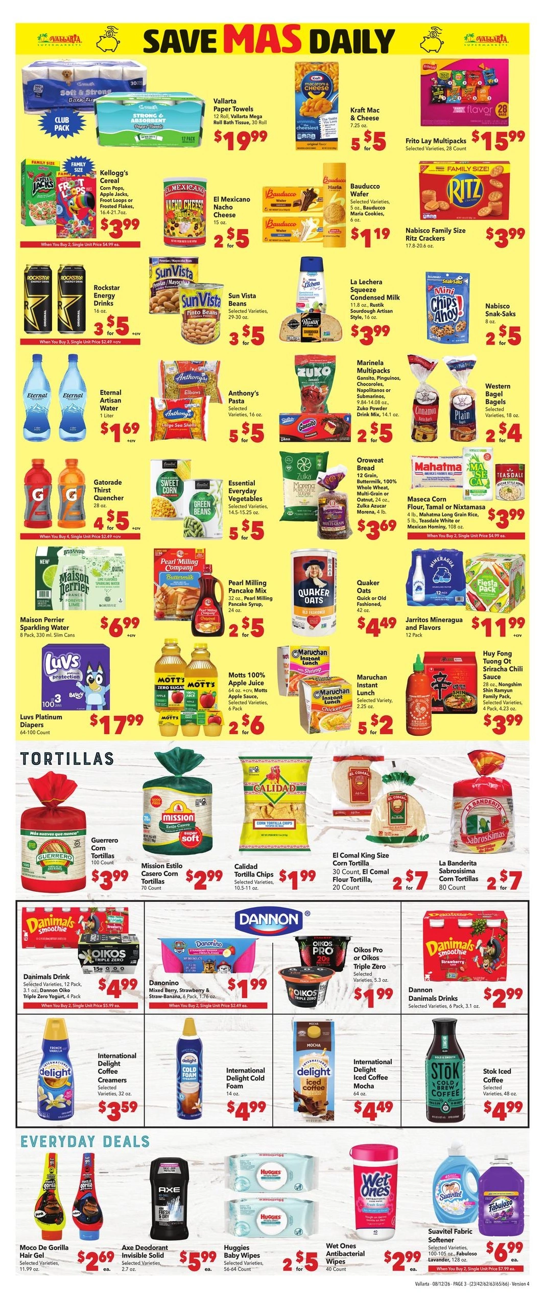 Vallarta Supermarkets flyer page 3