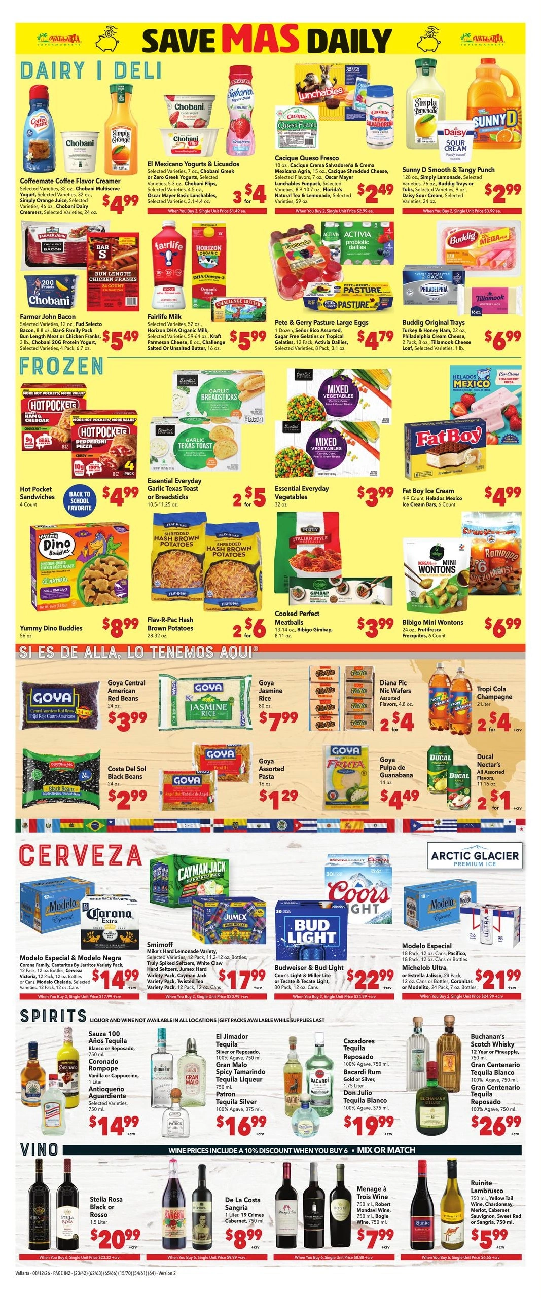 Vallarta Supermarkets flyer page 6