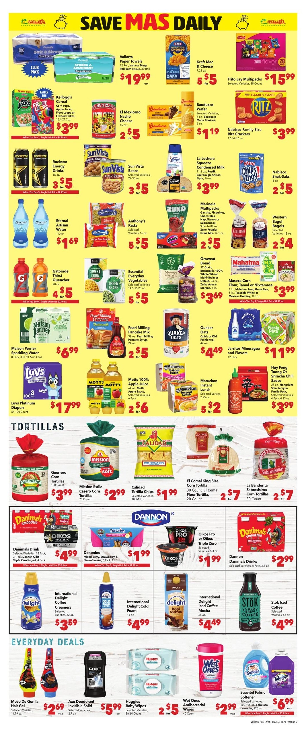 Vallarta Supermarkets flyer page 3