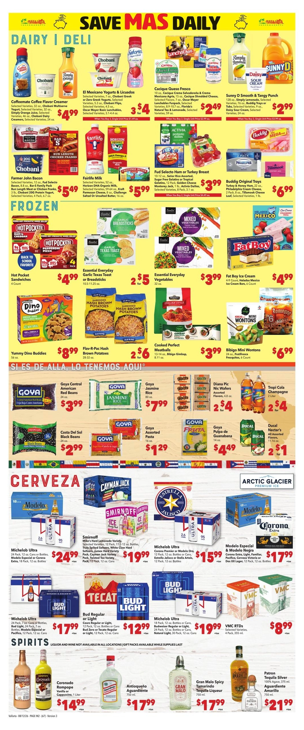 Vallarta Supermarkets flyer page 6
