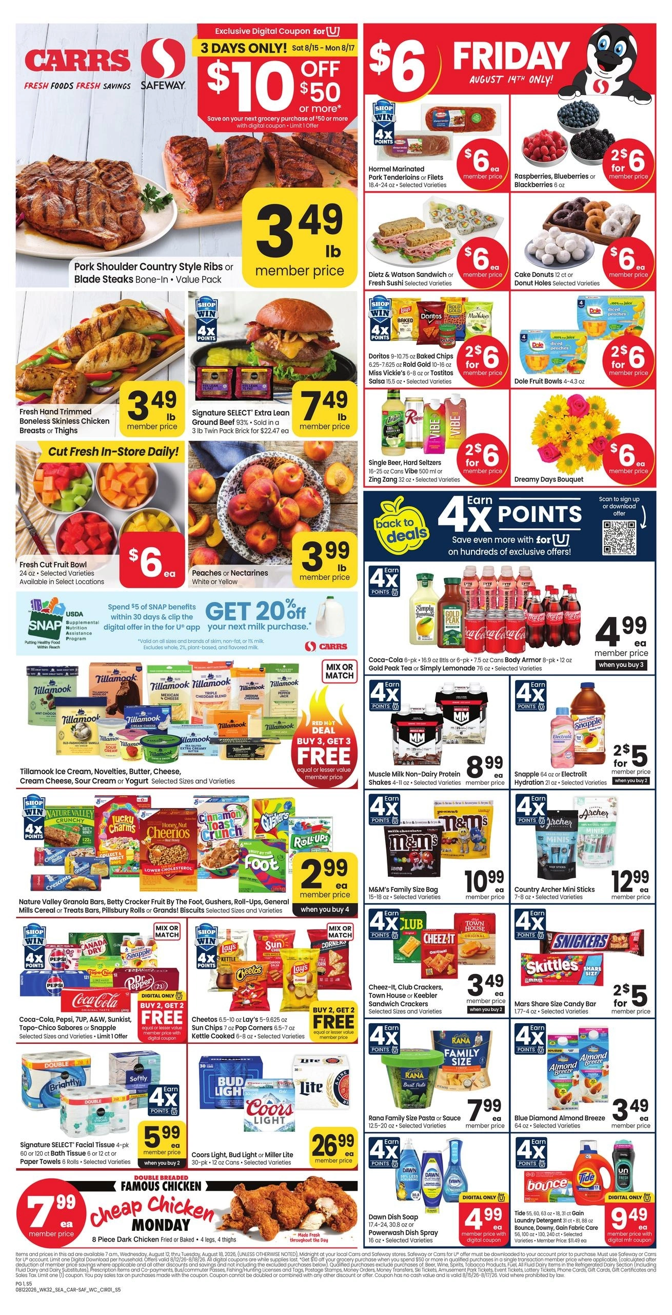 Safeway flyer page 1
