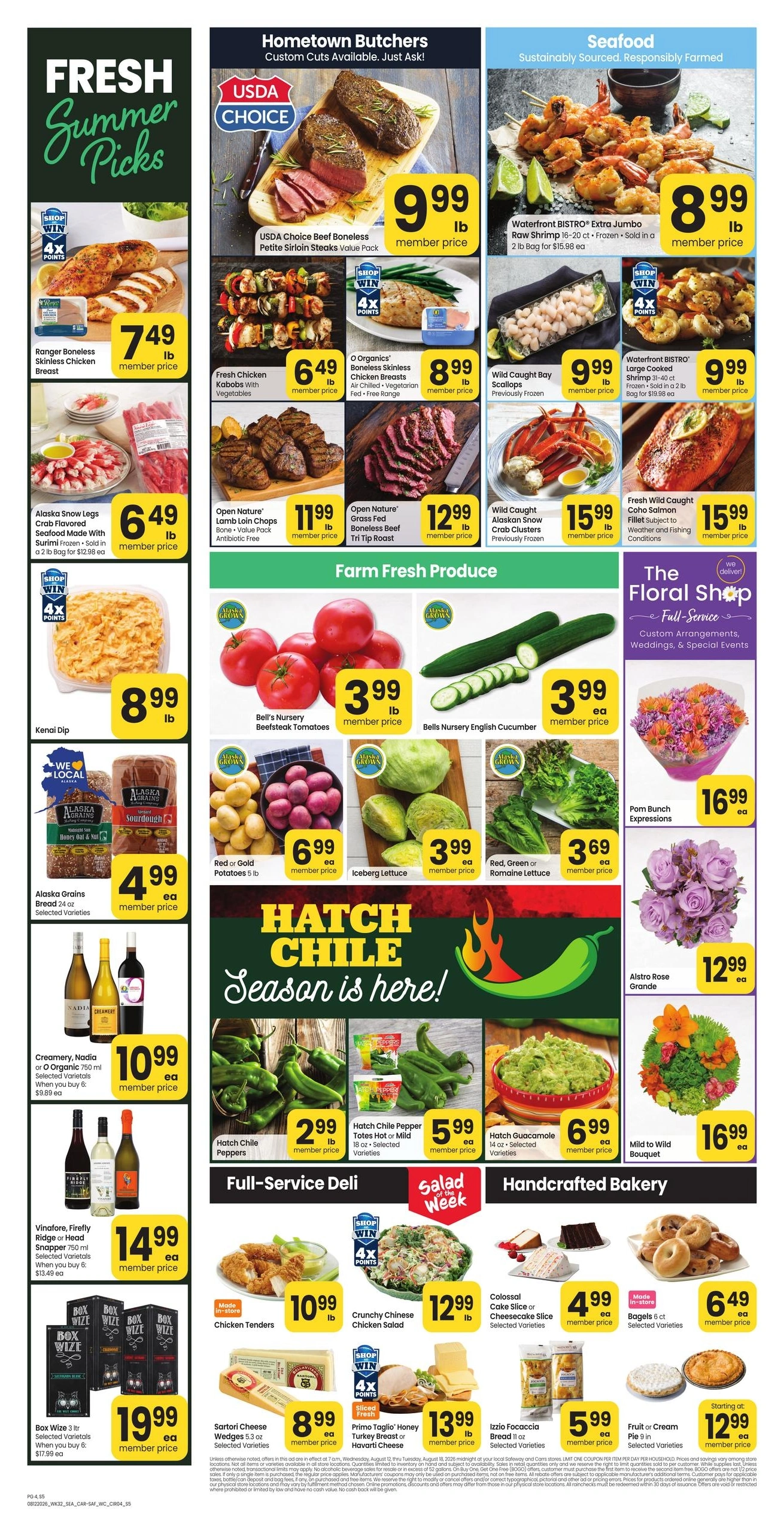 Safeway flyer page 4