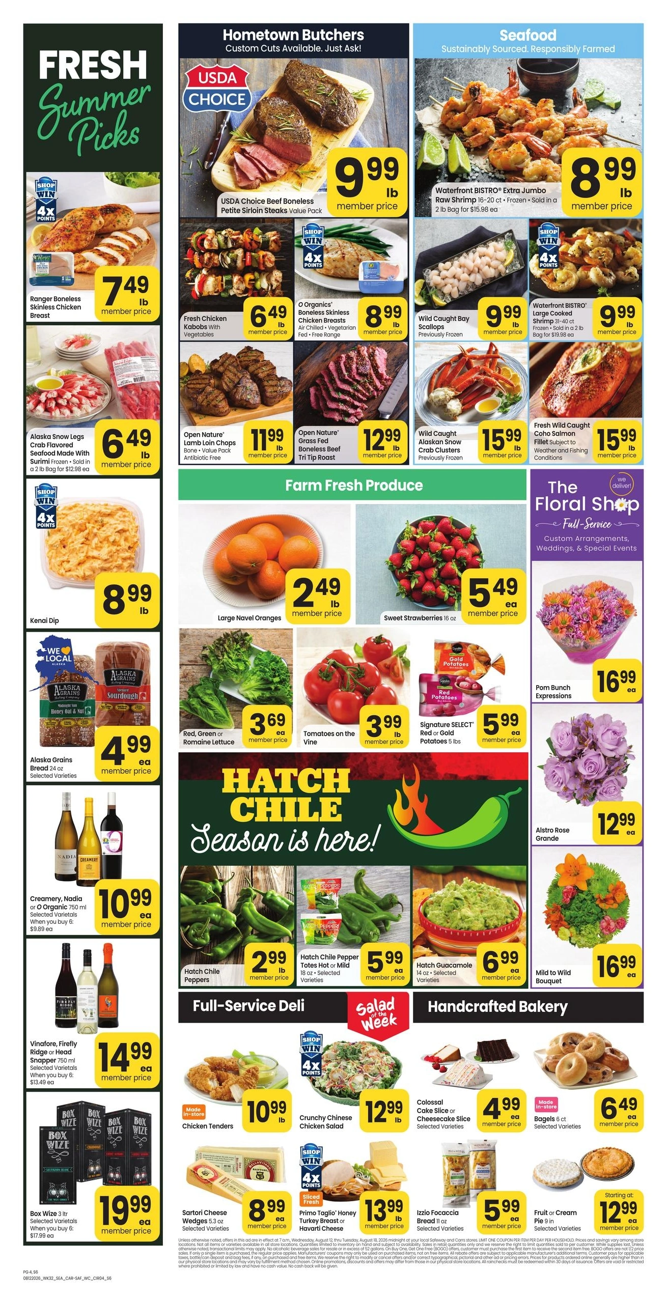 Safeway flyer page 4