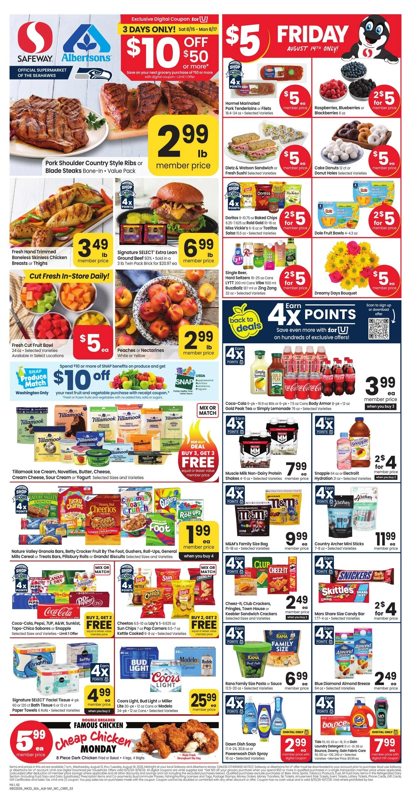 Safeway flyer page 1