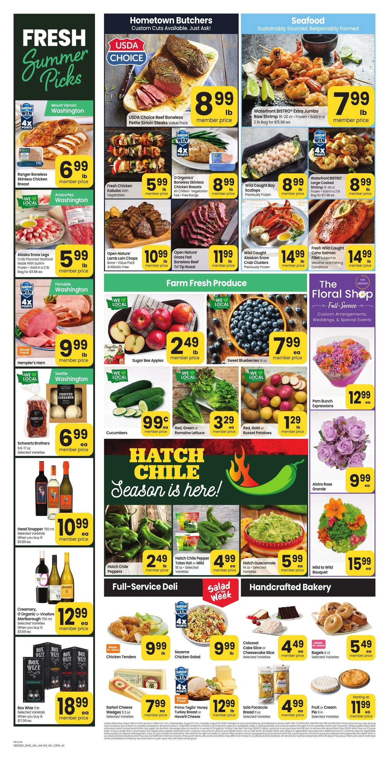 Safeway flyer page 4