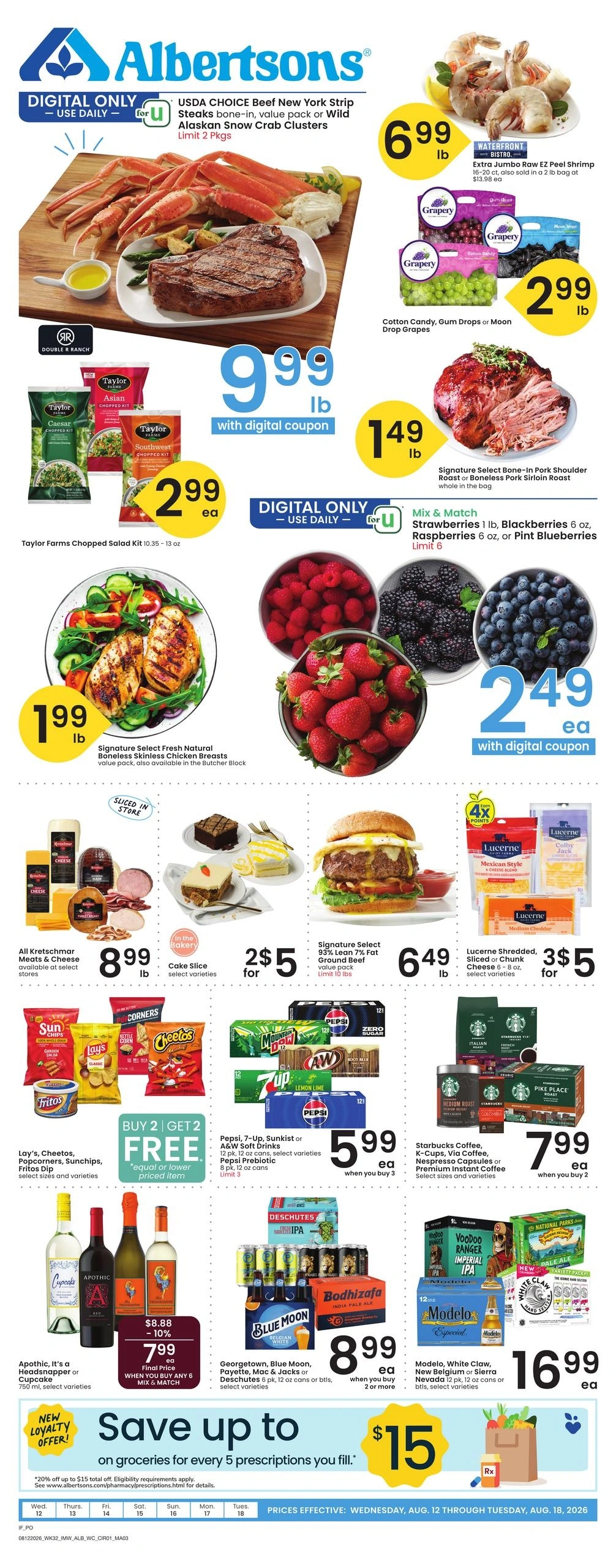 Albertsons flyer page 1