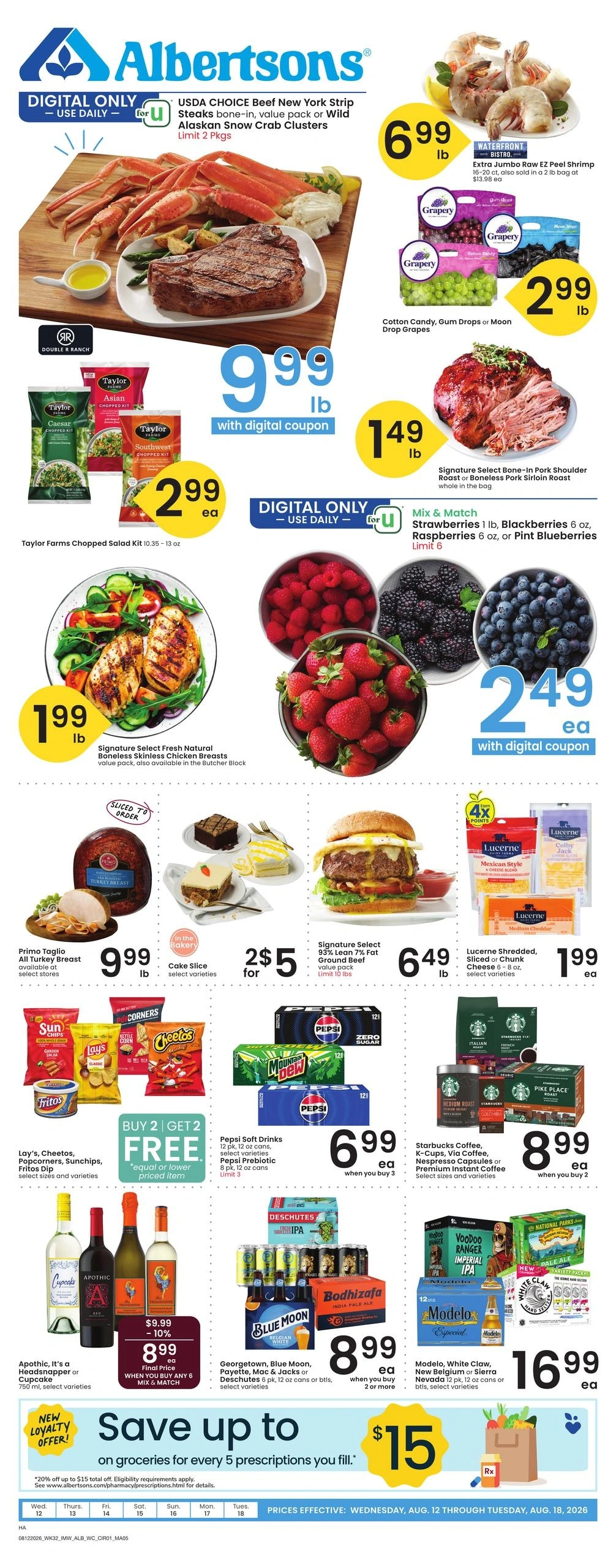 Albertsons flyer page 1