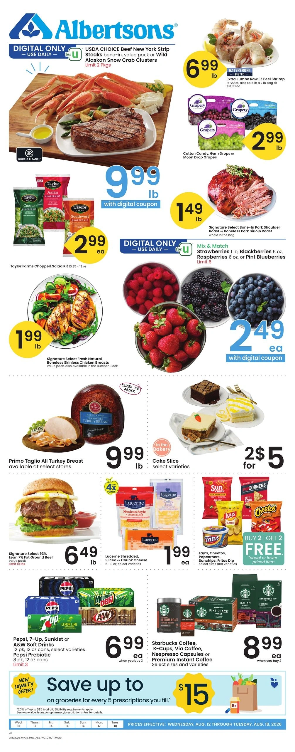 Albertsons flyer page 1