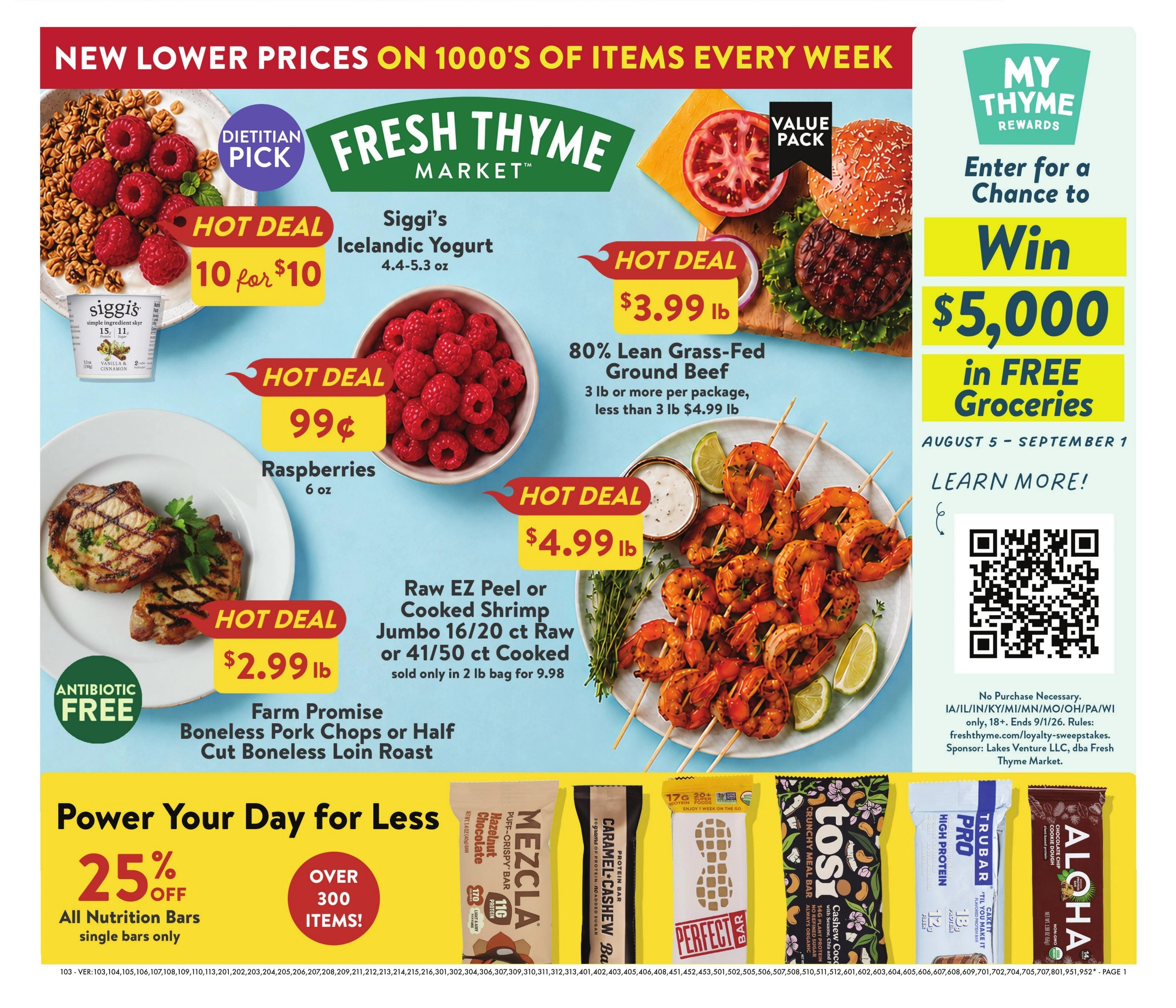 Fresh Thyme Market flyer page 2