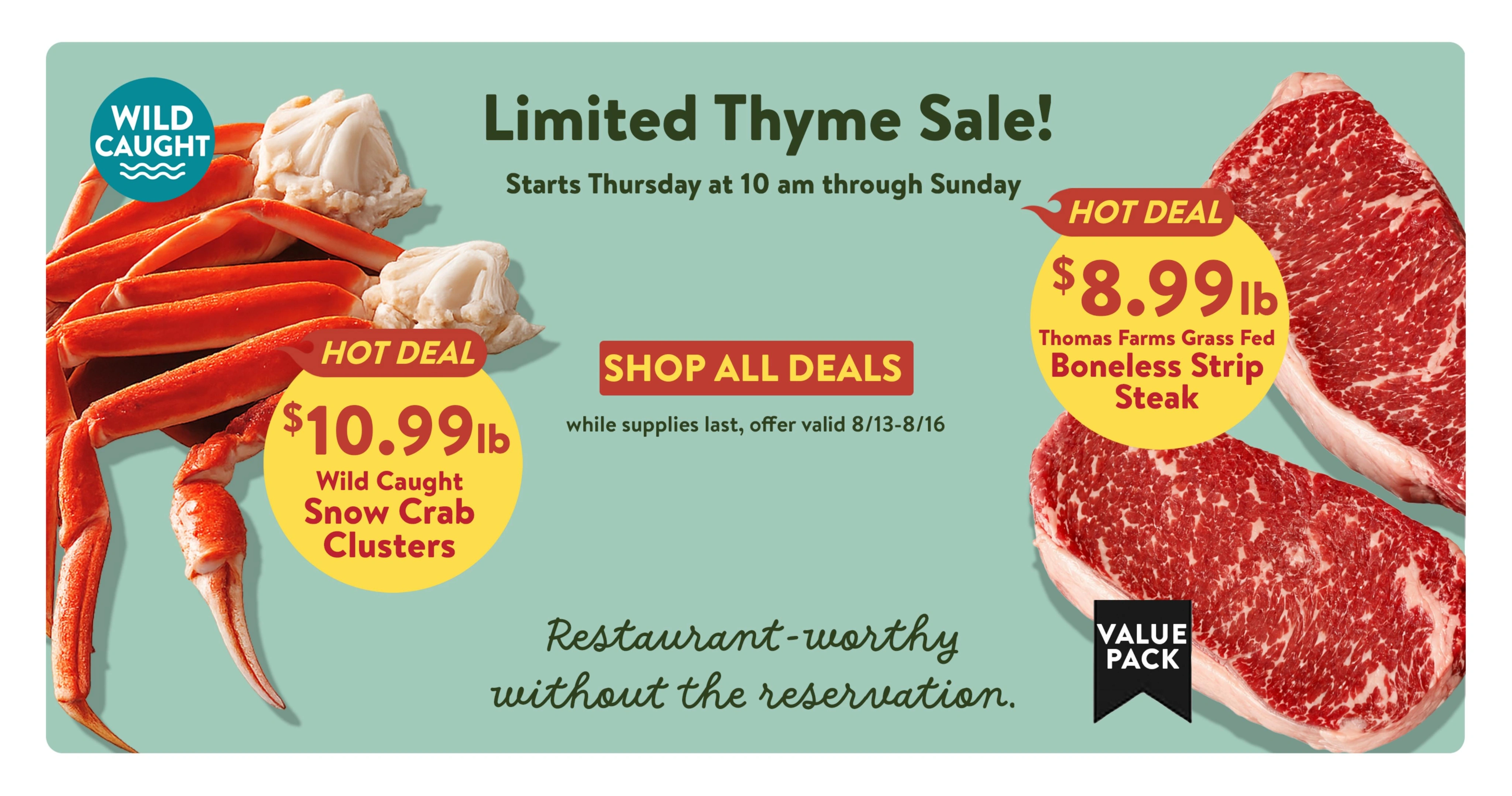 Fresh Thyme Market flyer page 1