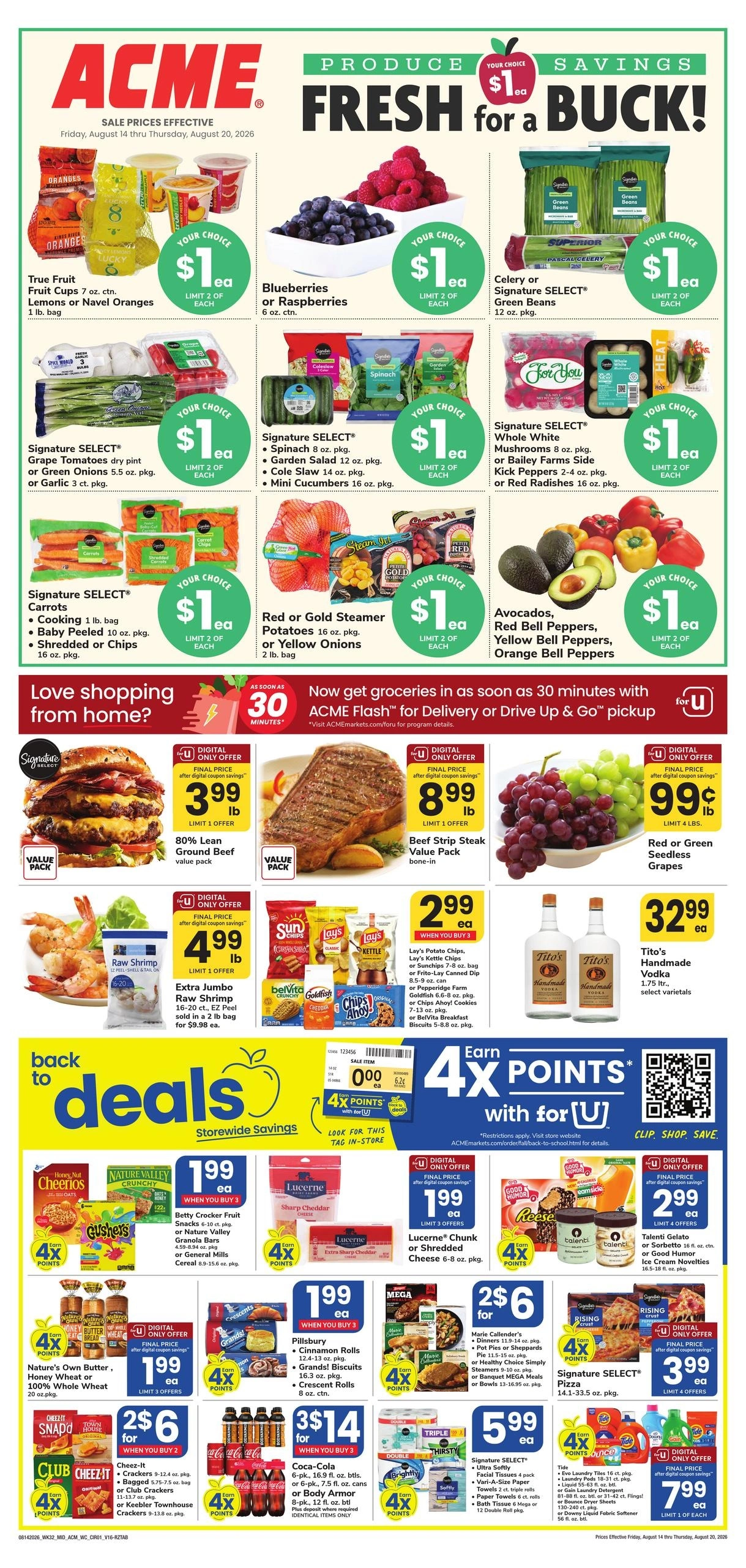 Acme Markets flyer page 1