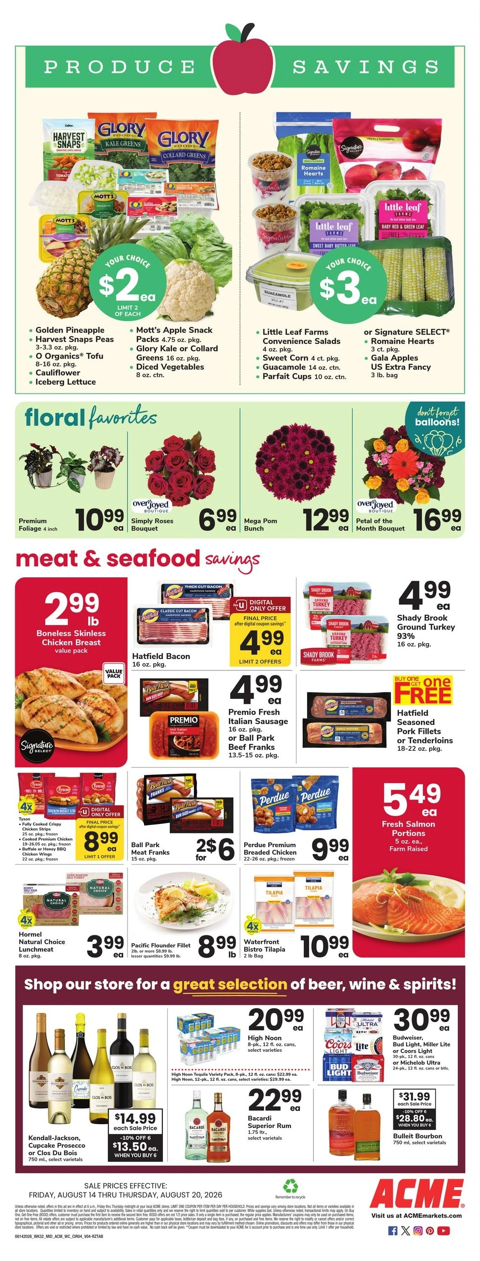 Acme Markets flyer page 4