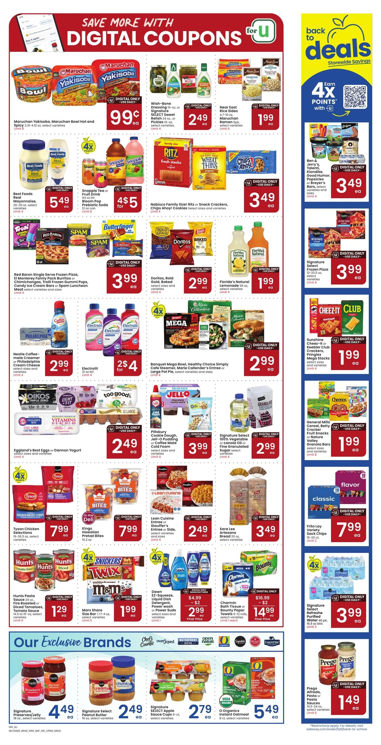 Safeway flyer page 4