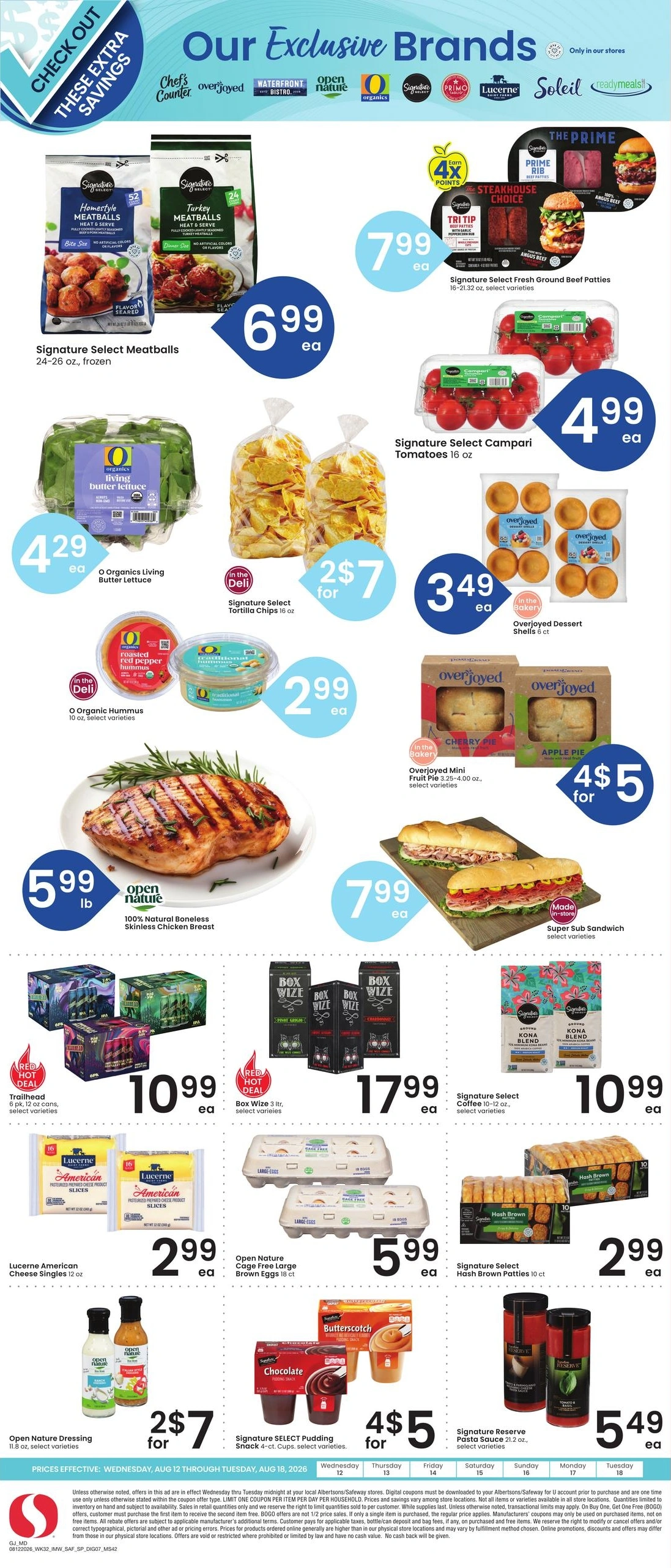 Safeway flyer page 8