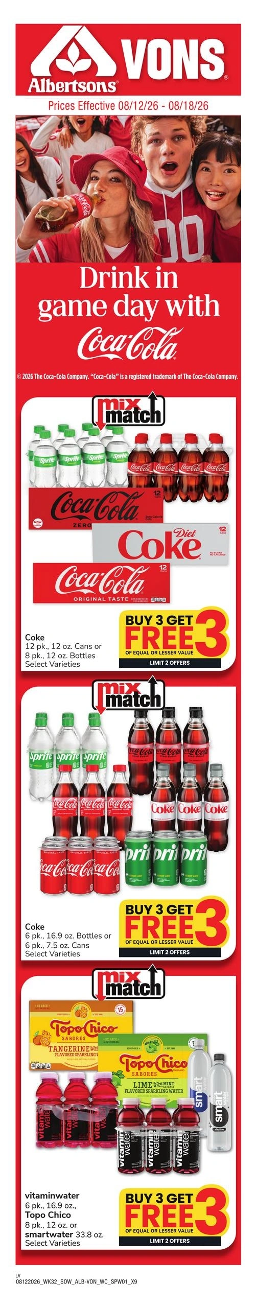 Vons flyer page 1