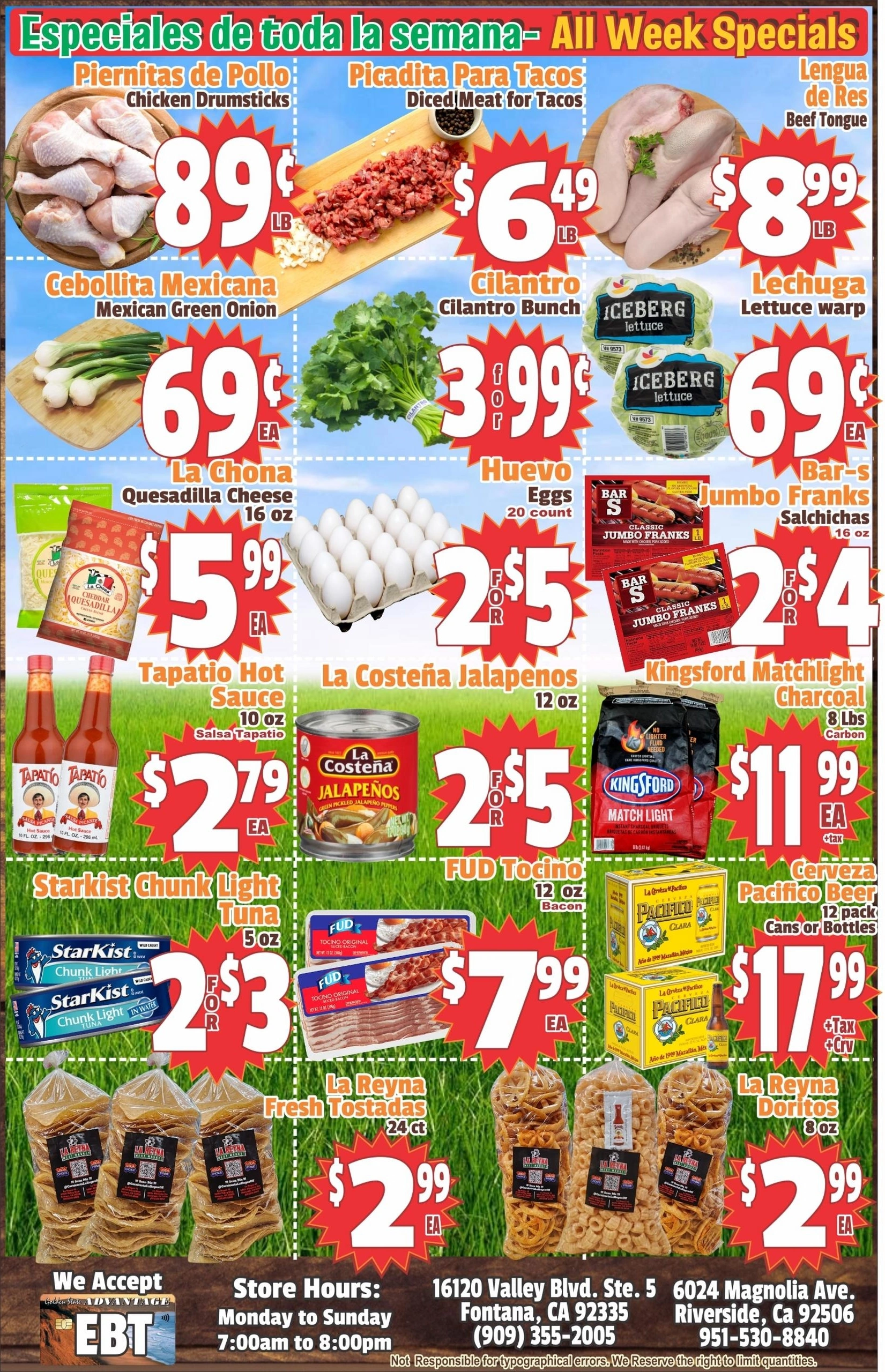 La Reyna Meat Market flyer page 2