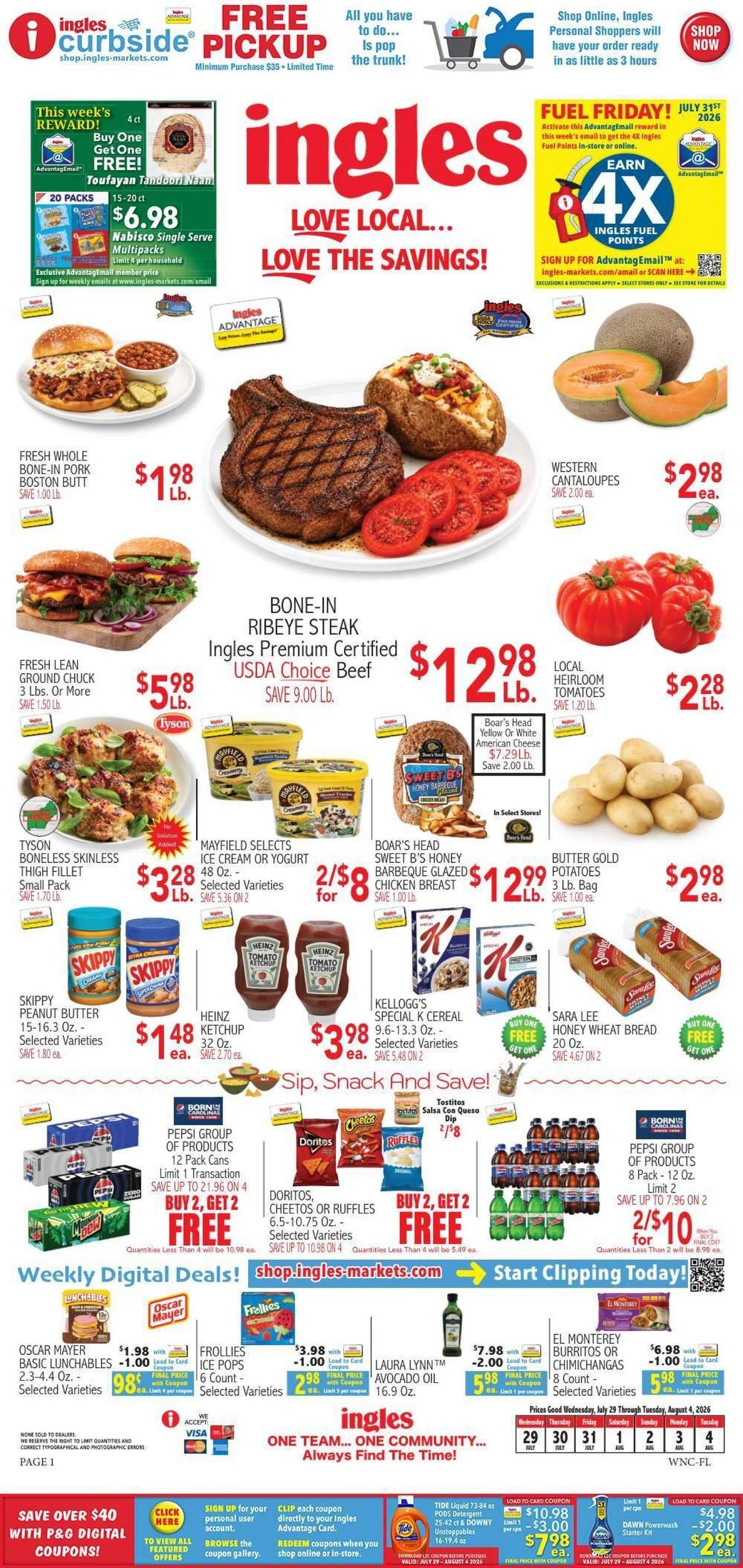 Ingles Markets flyer page 1