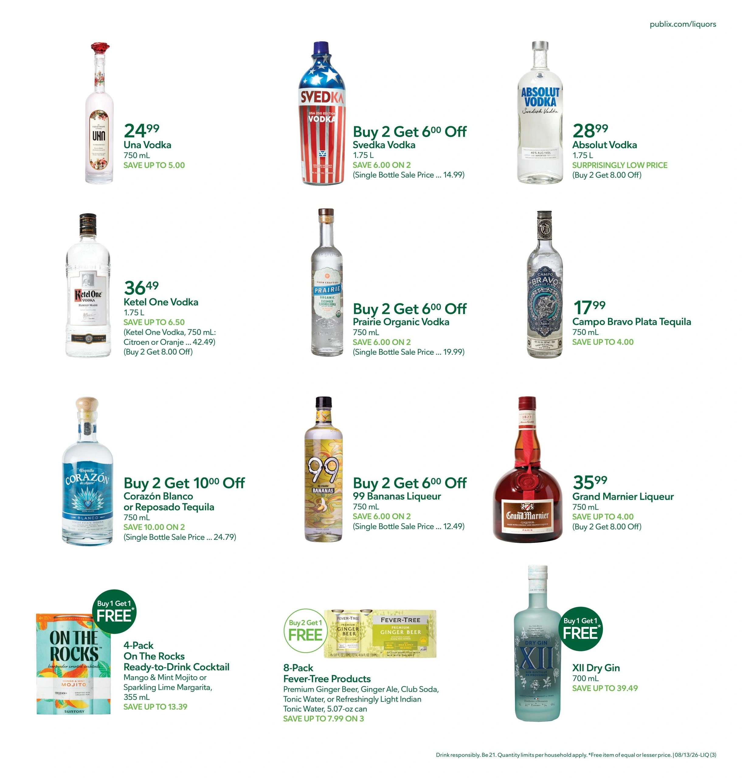 Publix Liquors flyer page 3