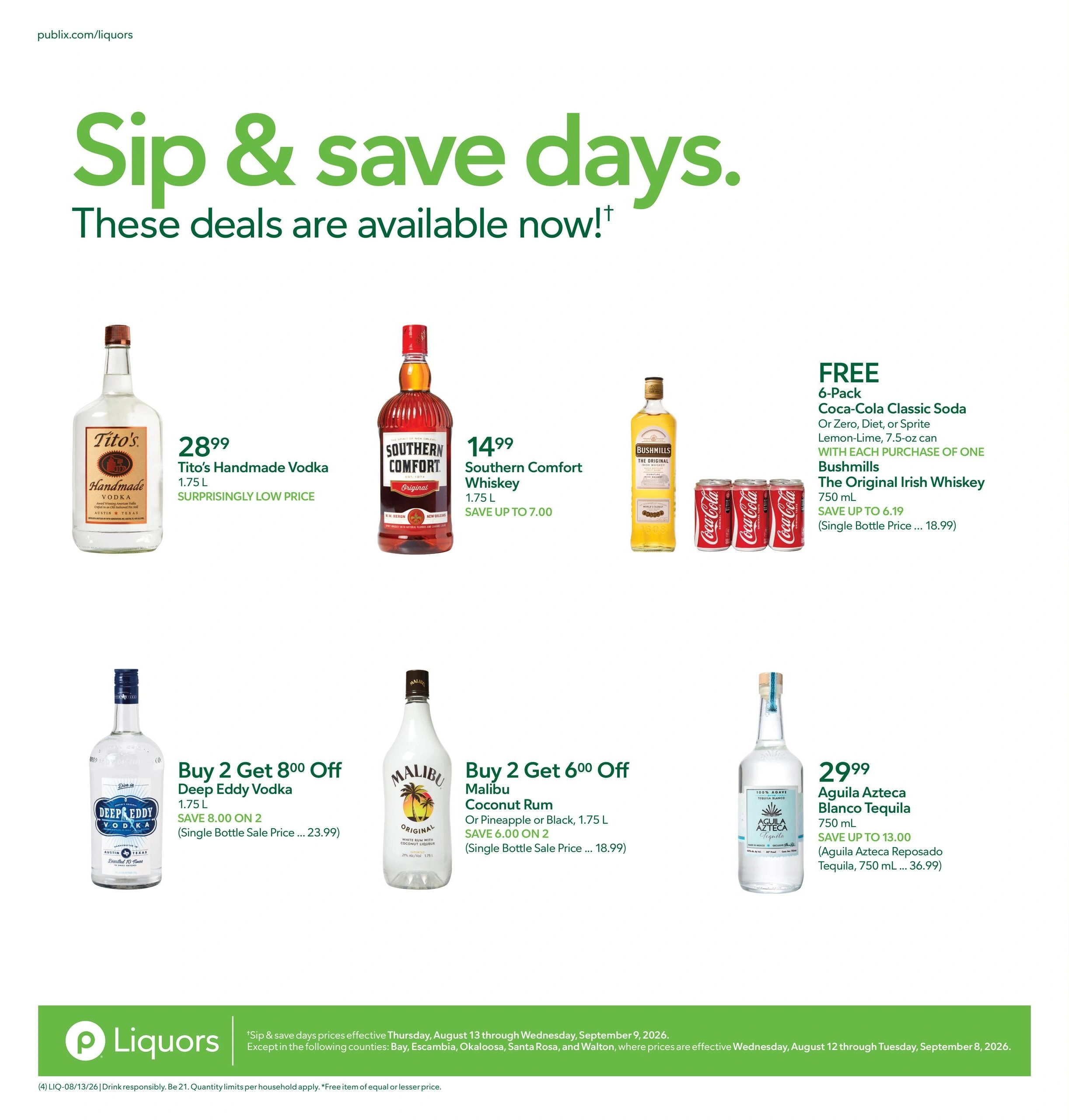 Publix Liquors flyer page 4