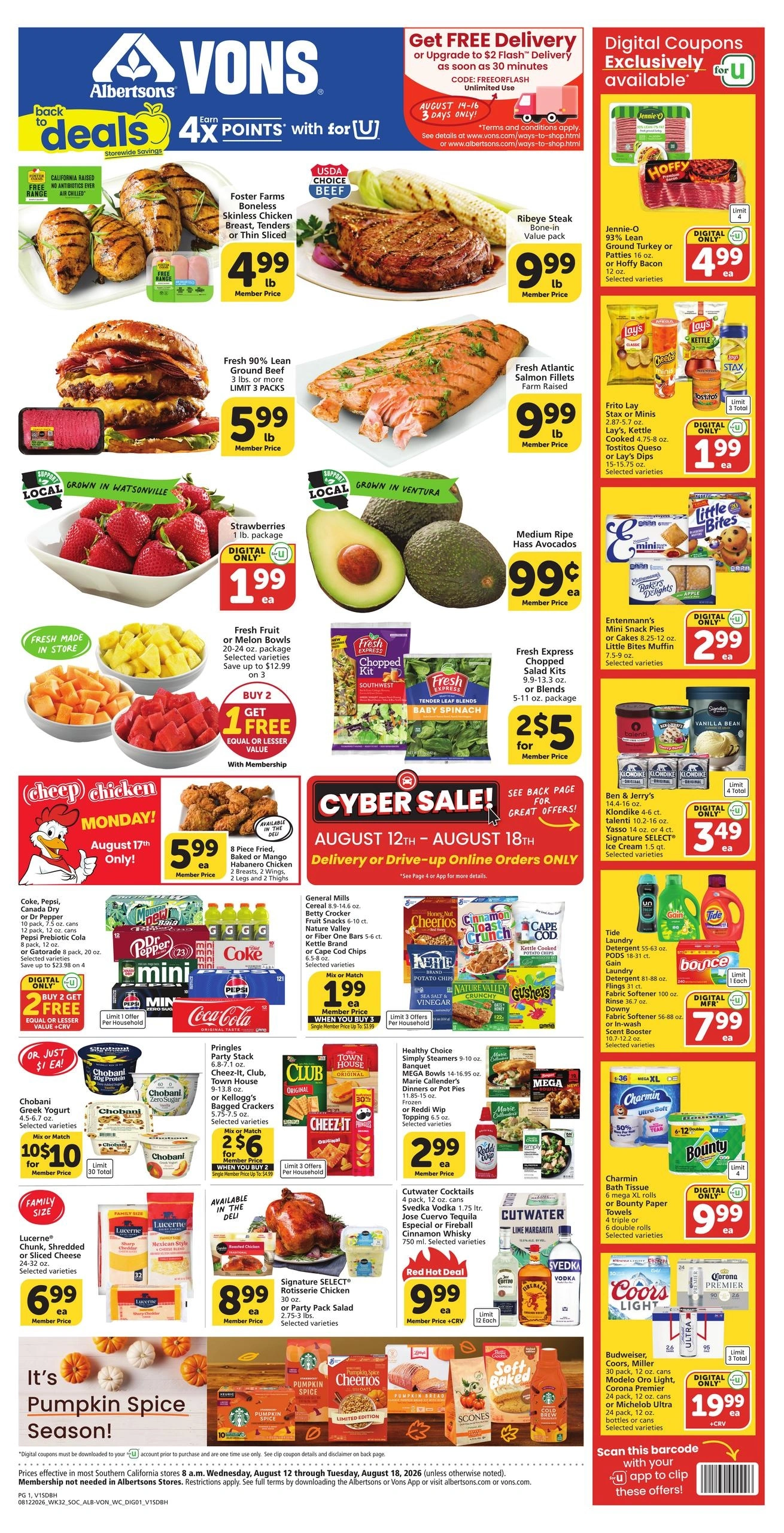 Vons flyer page 1