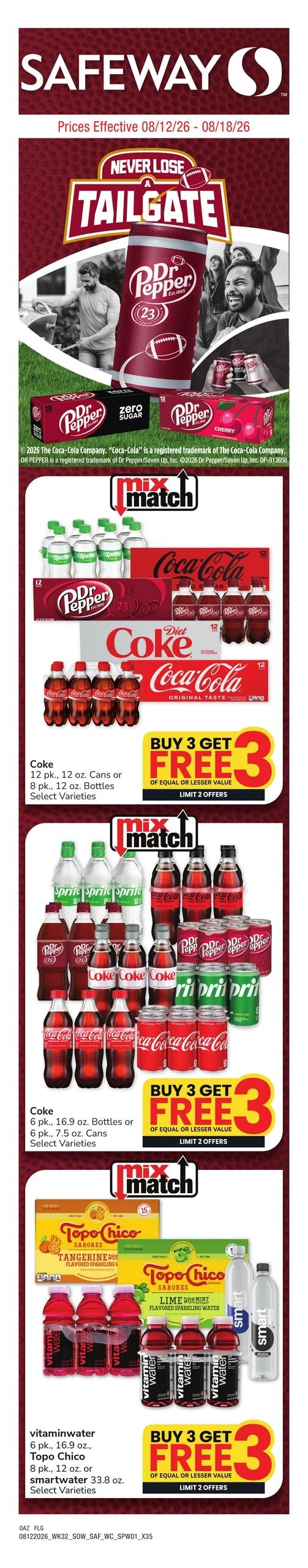 Safeway flyer page 1