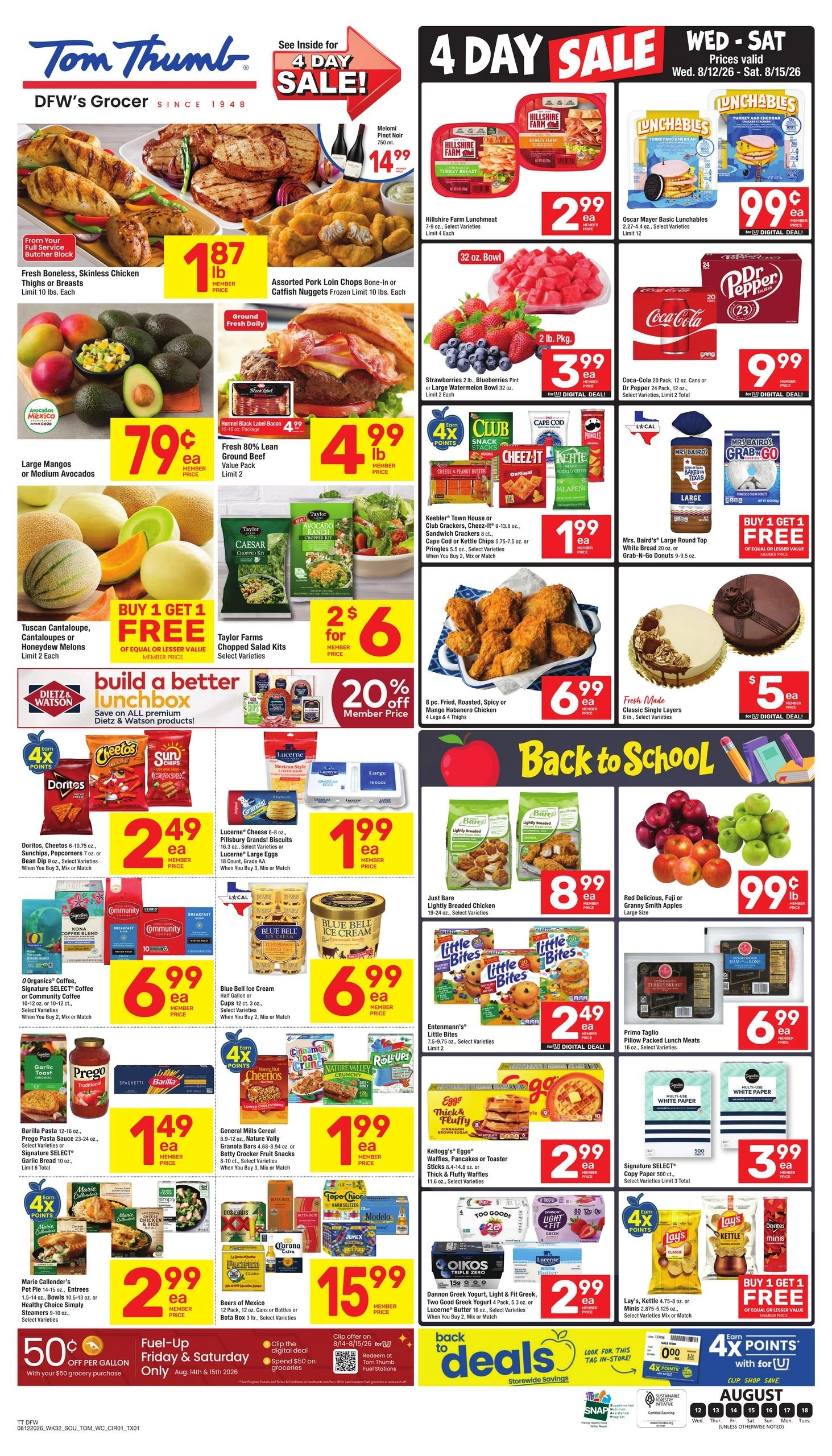 Tom Thumb flyer page 1