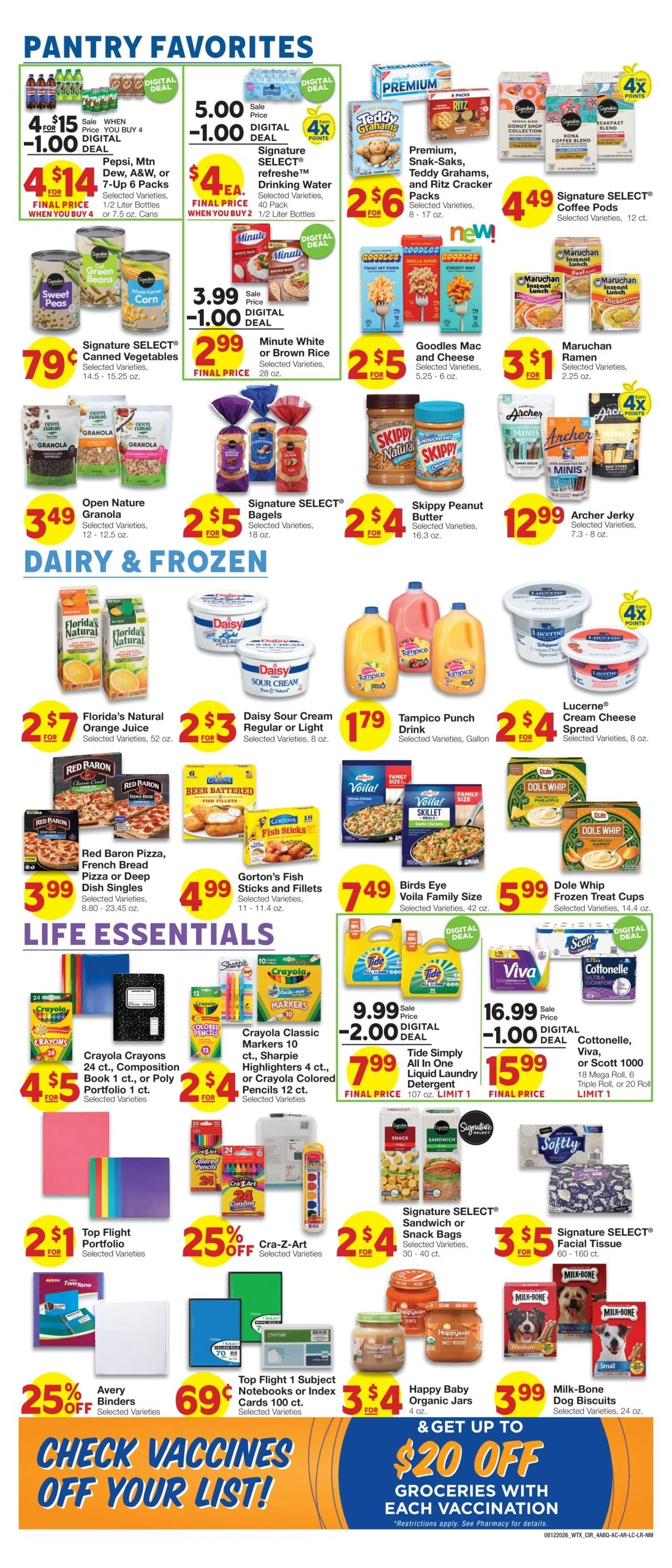 Albertsons Market flyer page 4