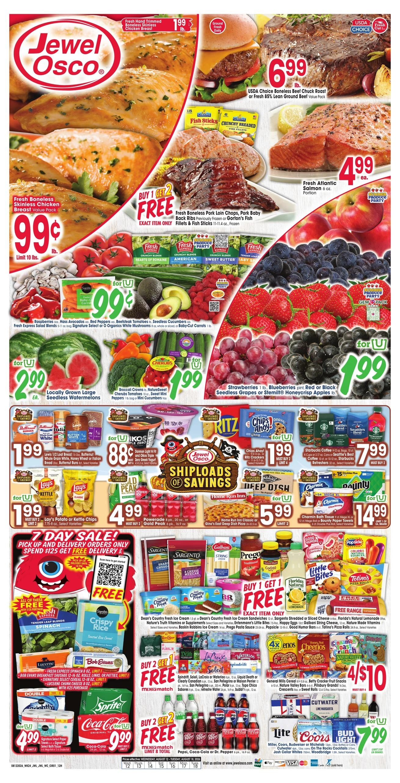 Jewel-Osco flyer page 1