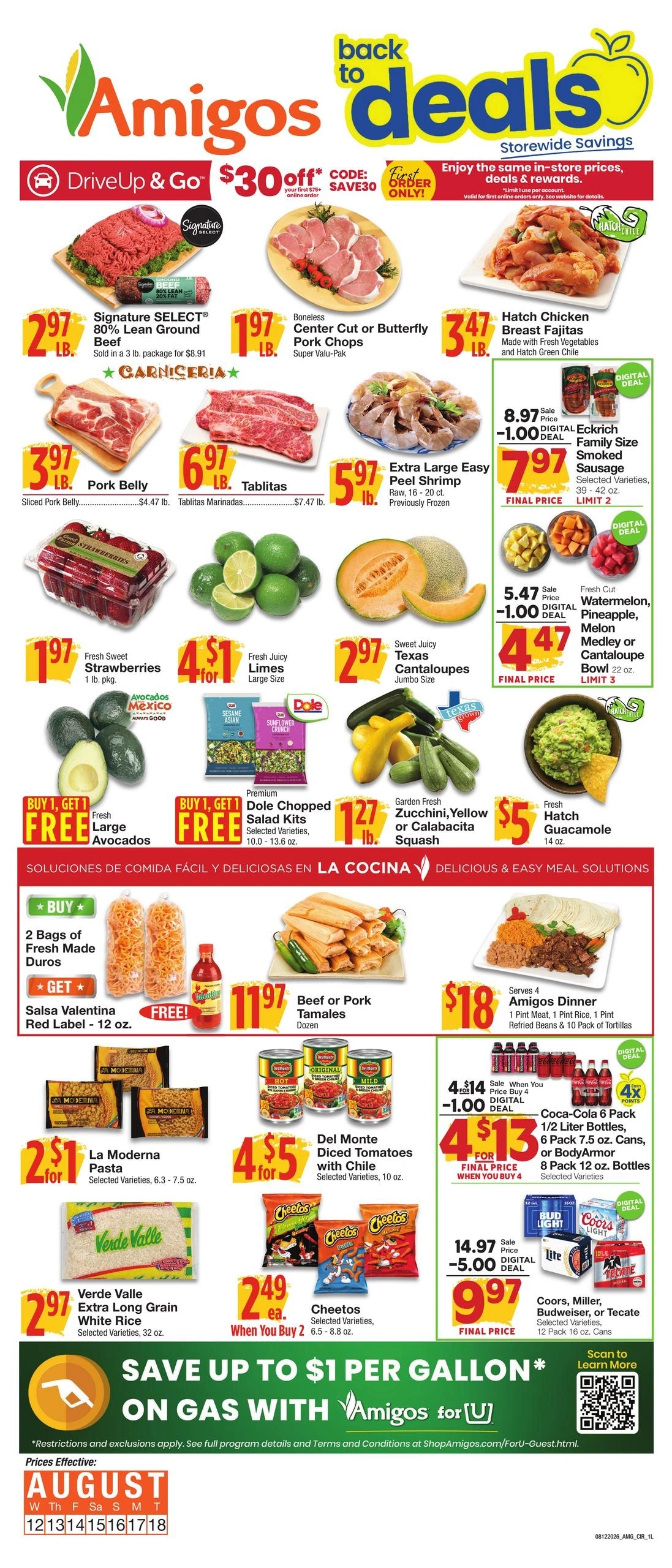 Amigos United flyer page 1