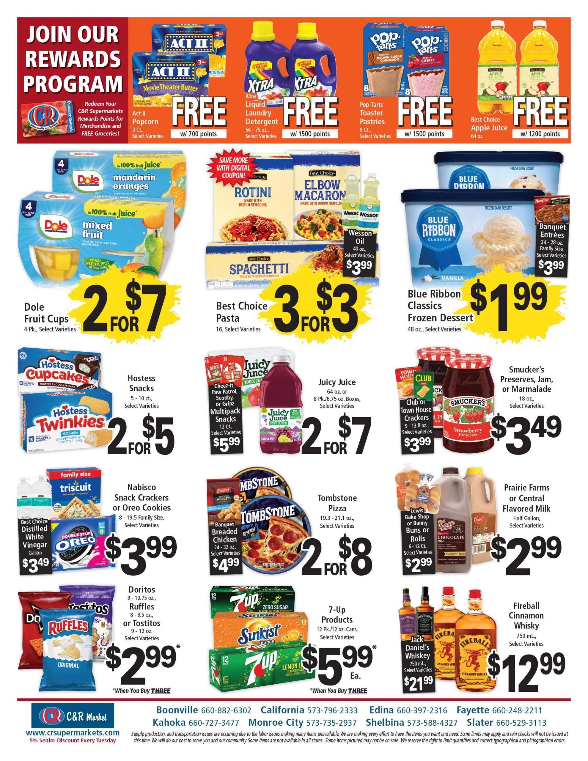 C&R Supermarkets flyer page 2