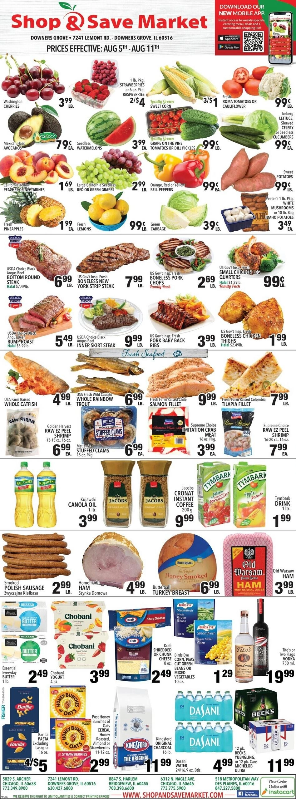 Shop And Save Market flyer page 1