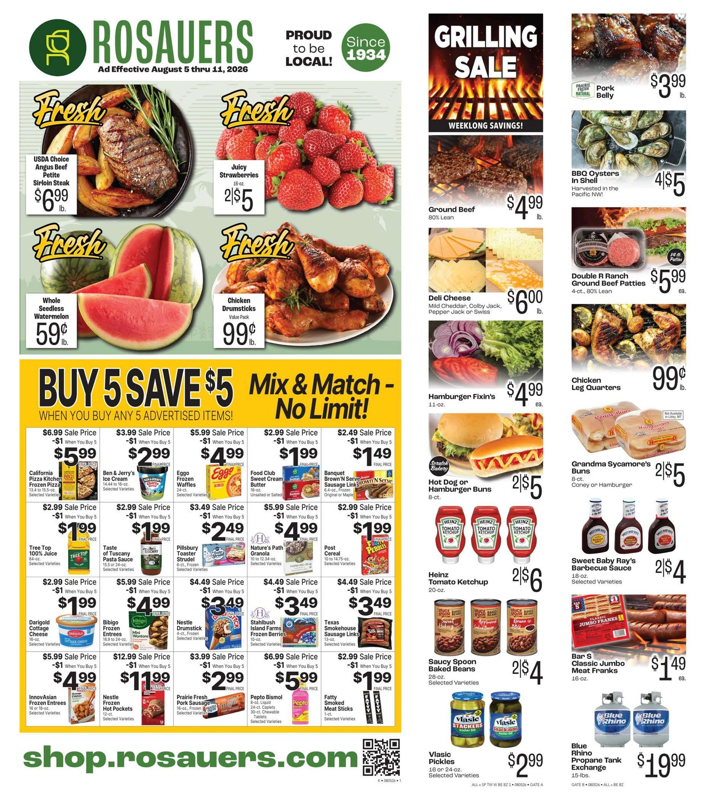 Rosauers flyer page 1