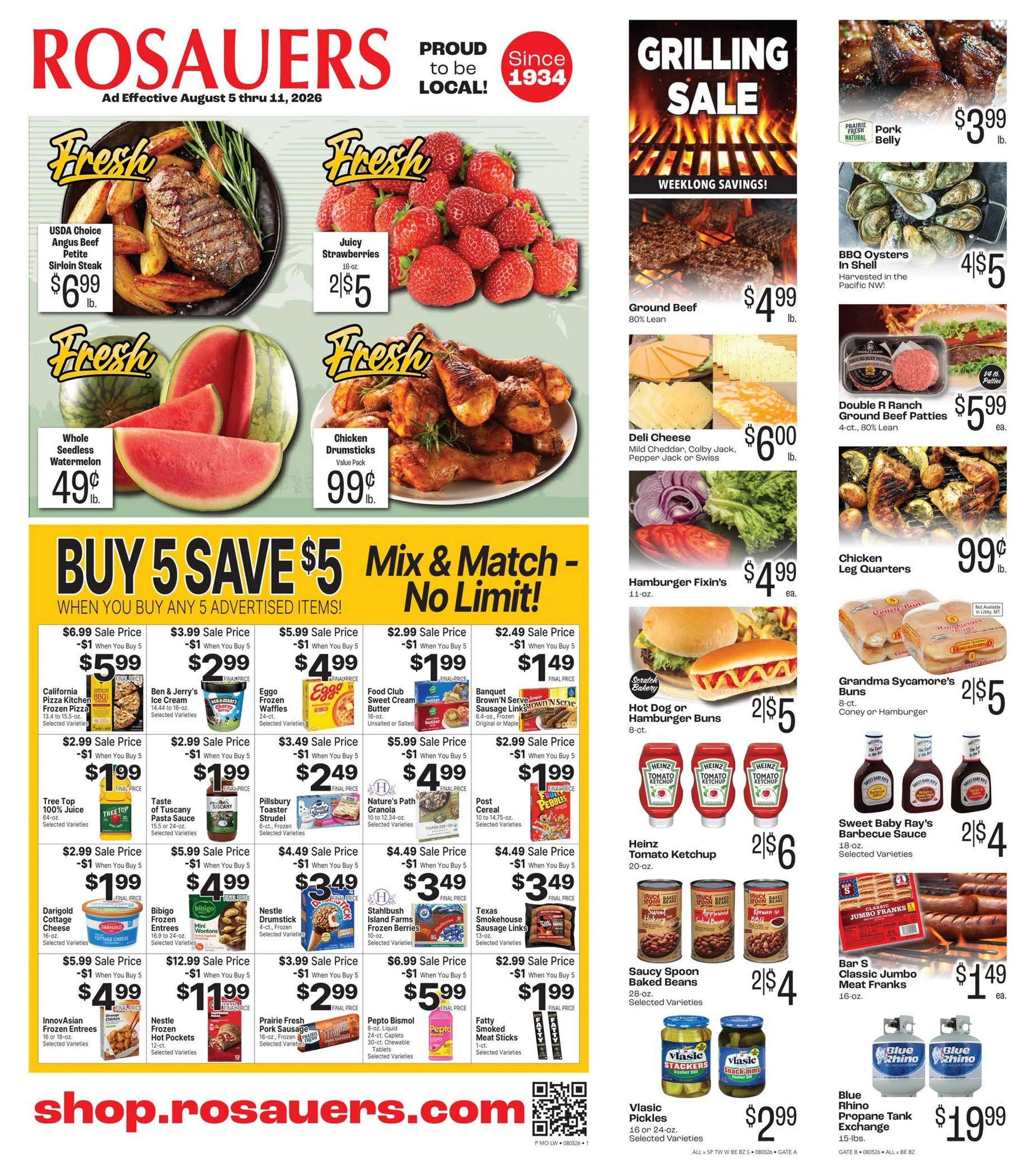Rosauers flyer page 1