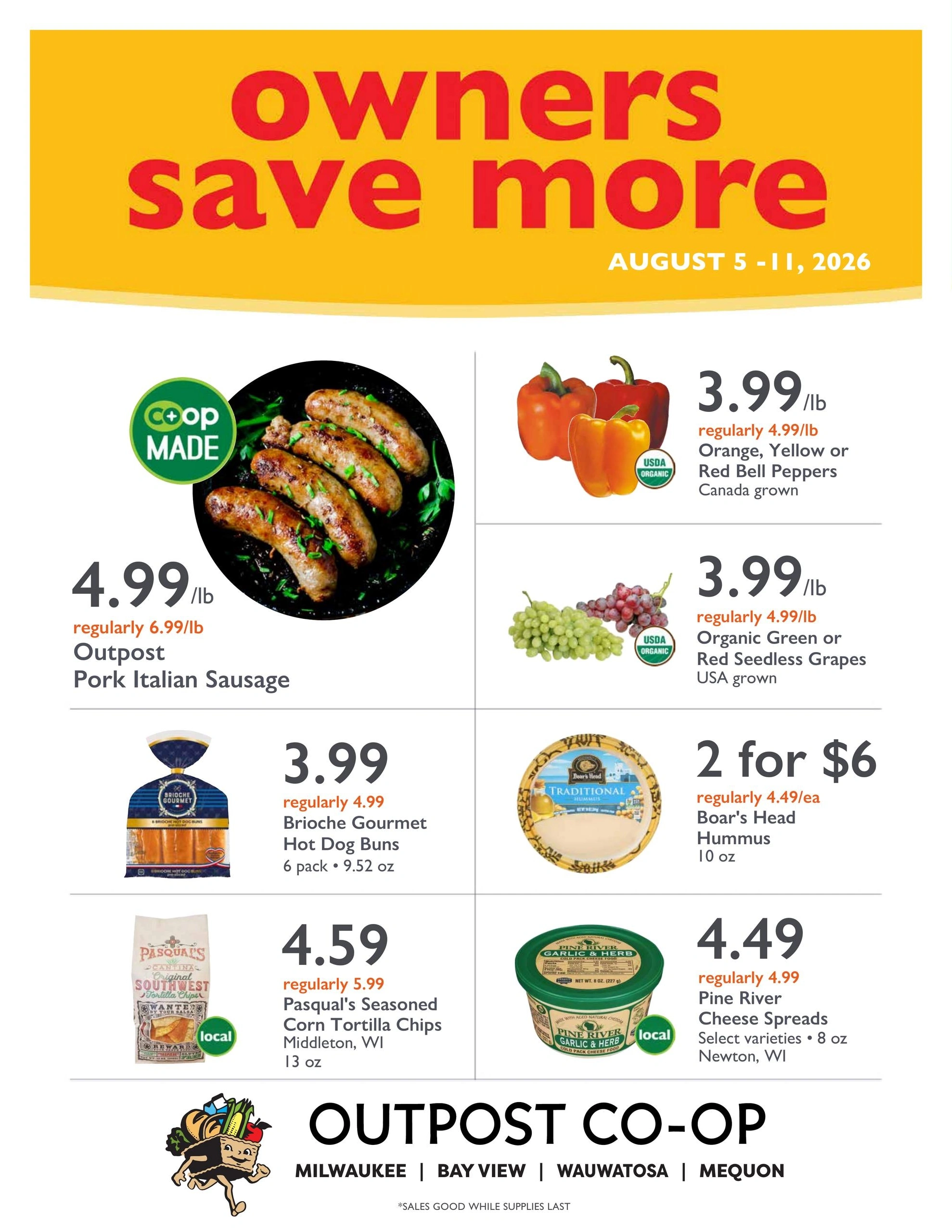 Outpost Natural Foods flyer page 2