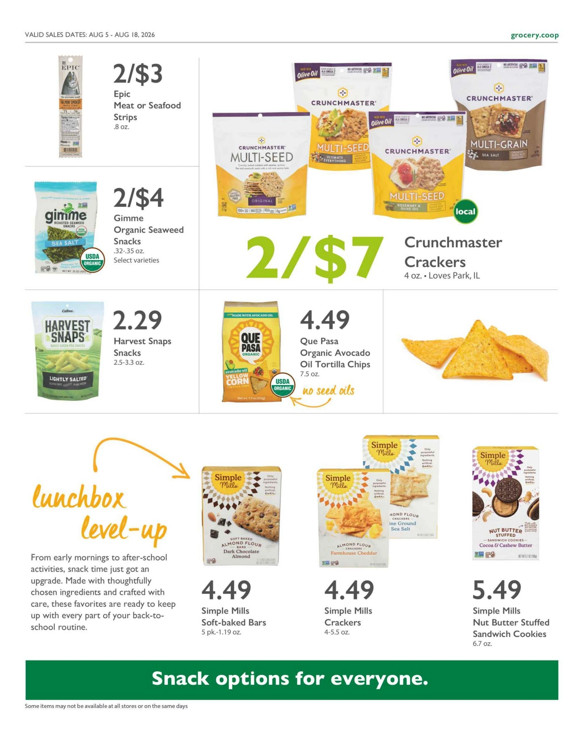 Outpost Natural Foods flyer page 12