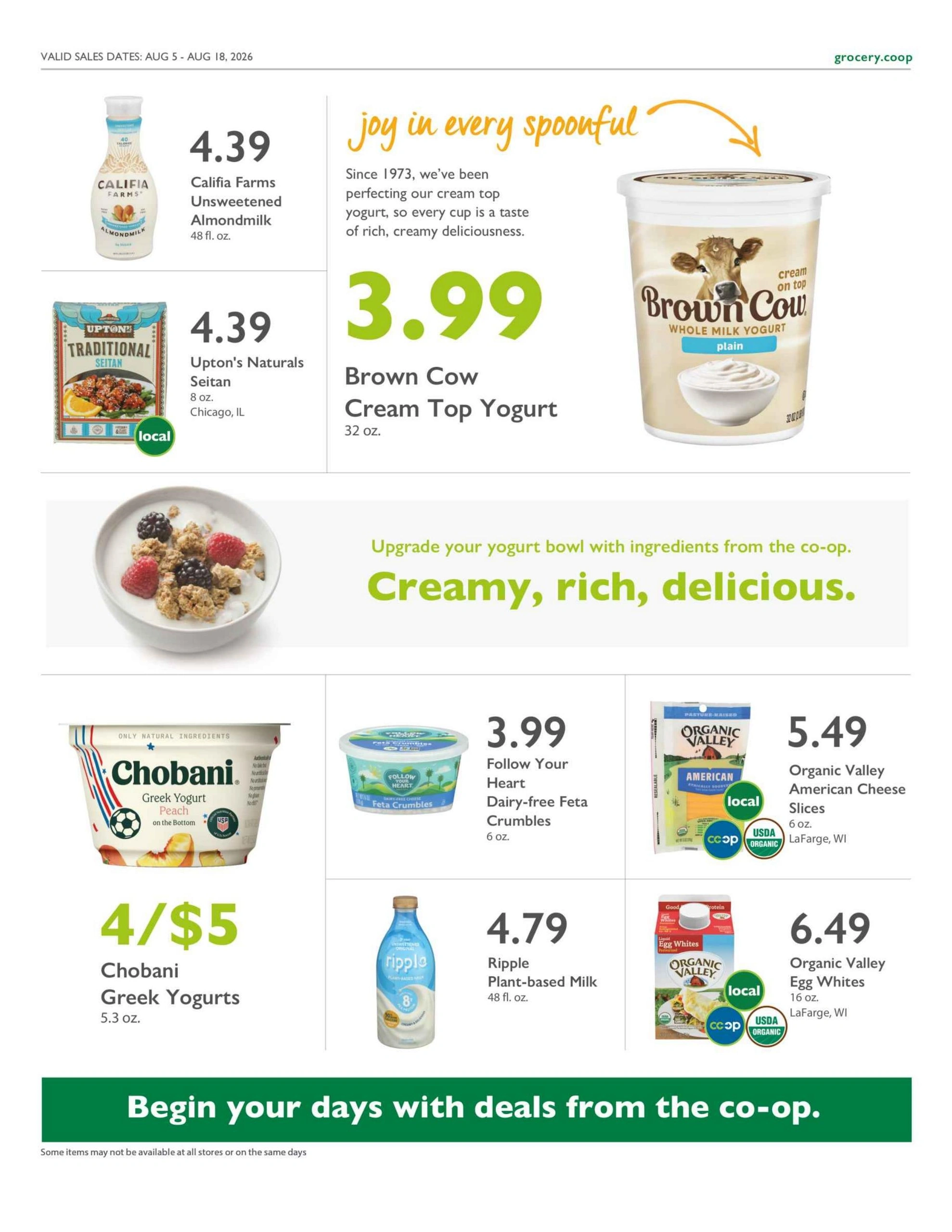 Outpost Natural Foods flyer page 14