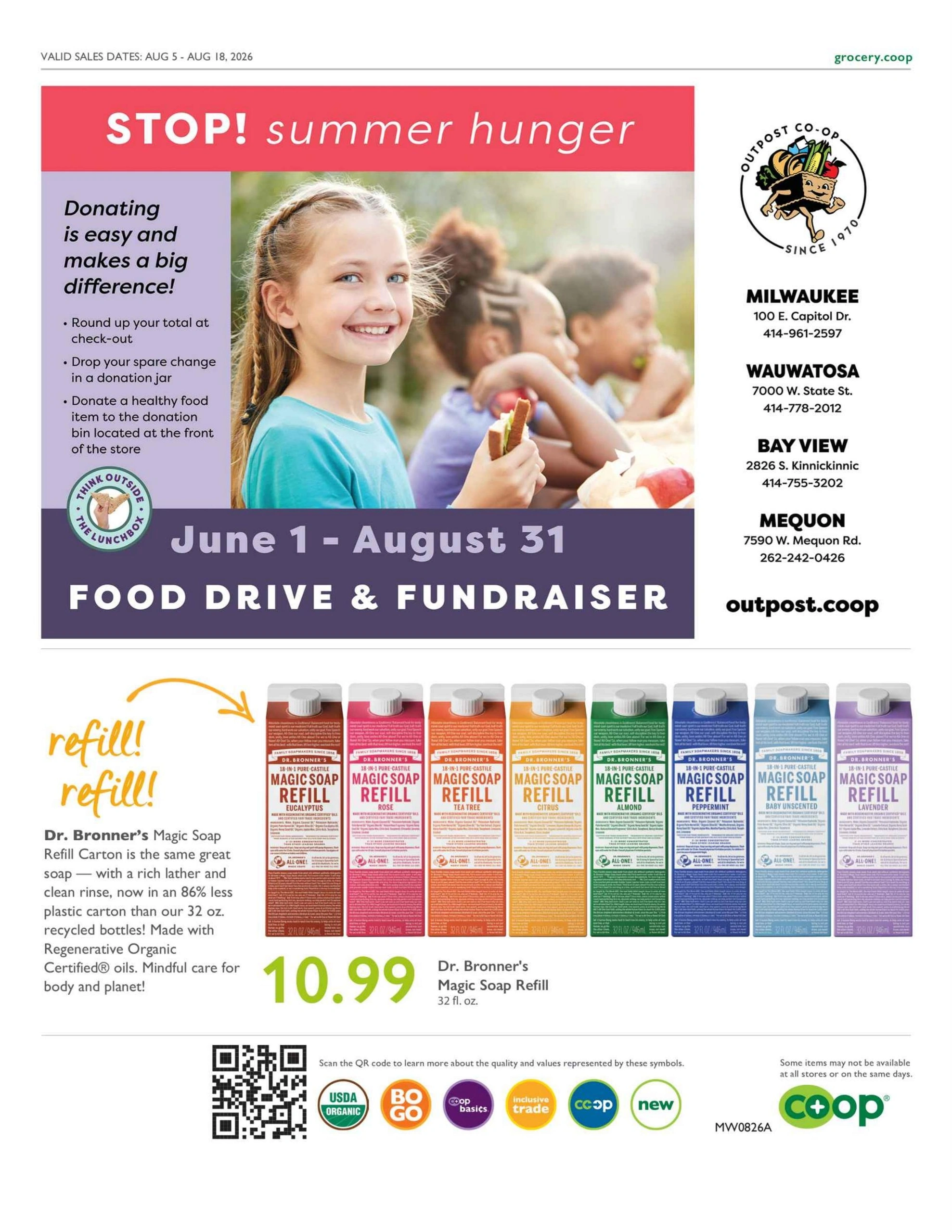 Outpost Natural Foods flyer page 18
