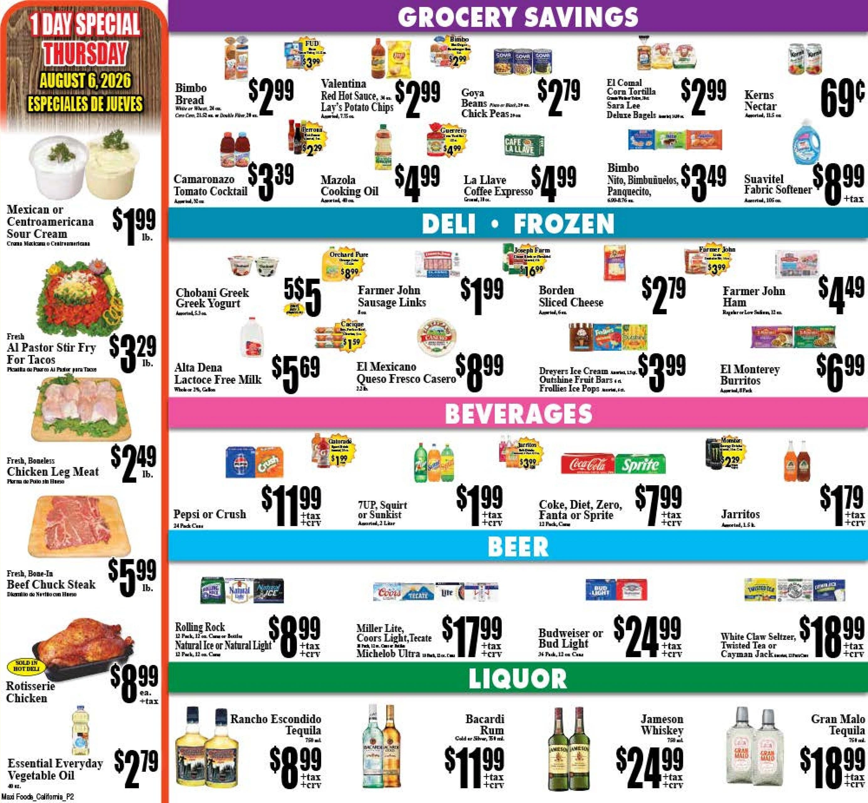 Maxi Foods Markets flyer page 2