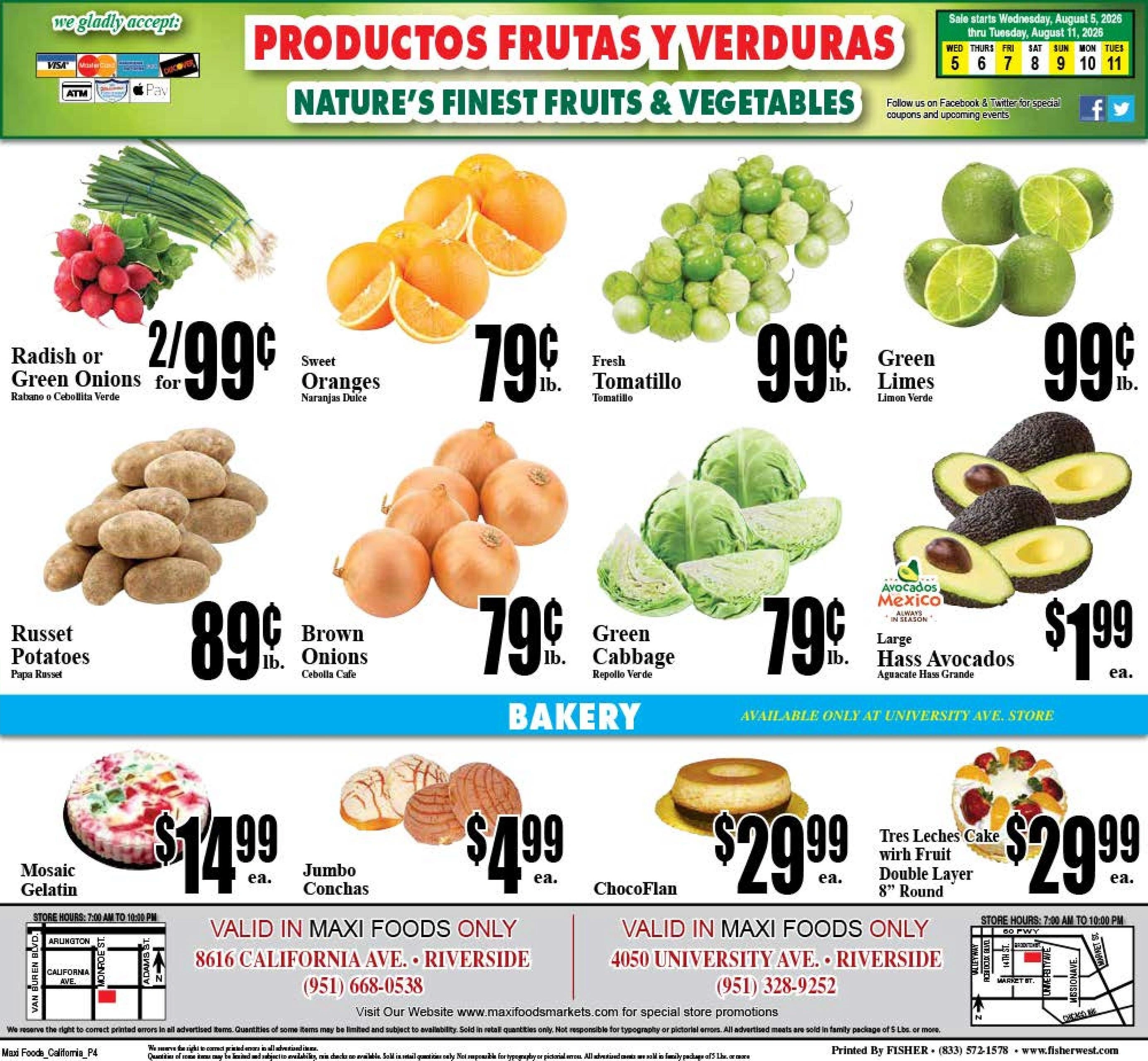 Maxi Foods Markets flyer page 4