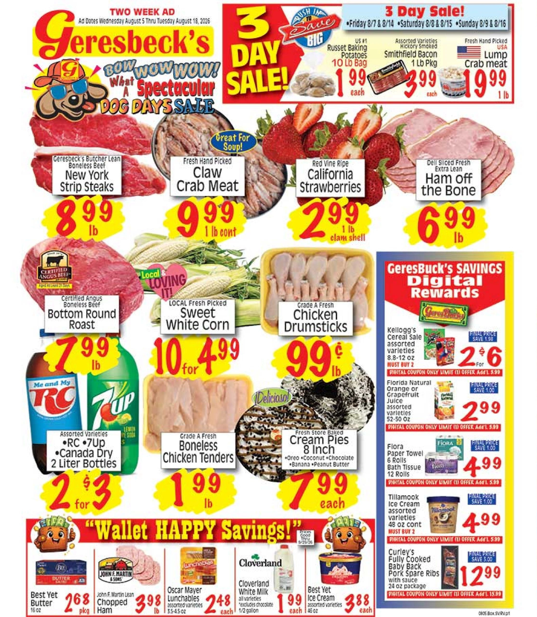 Geresbeck's Food Market flyer page 1