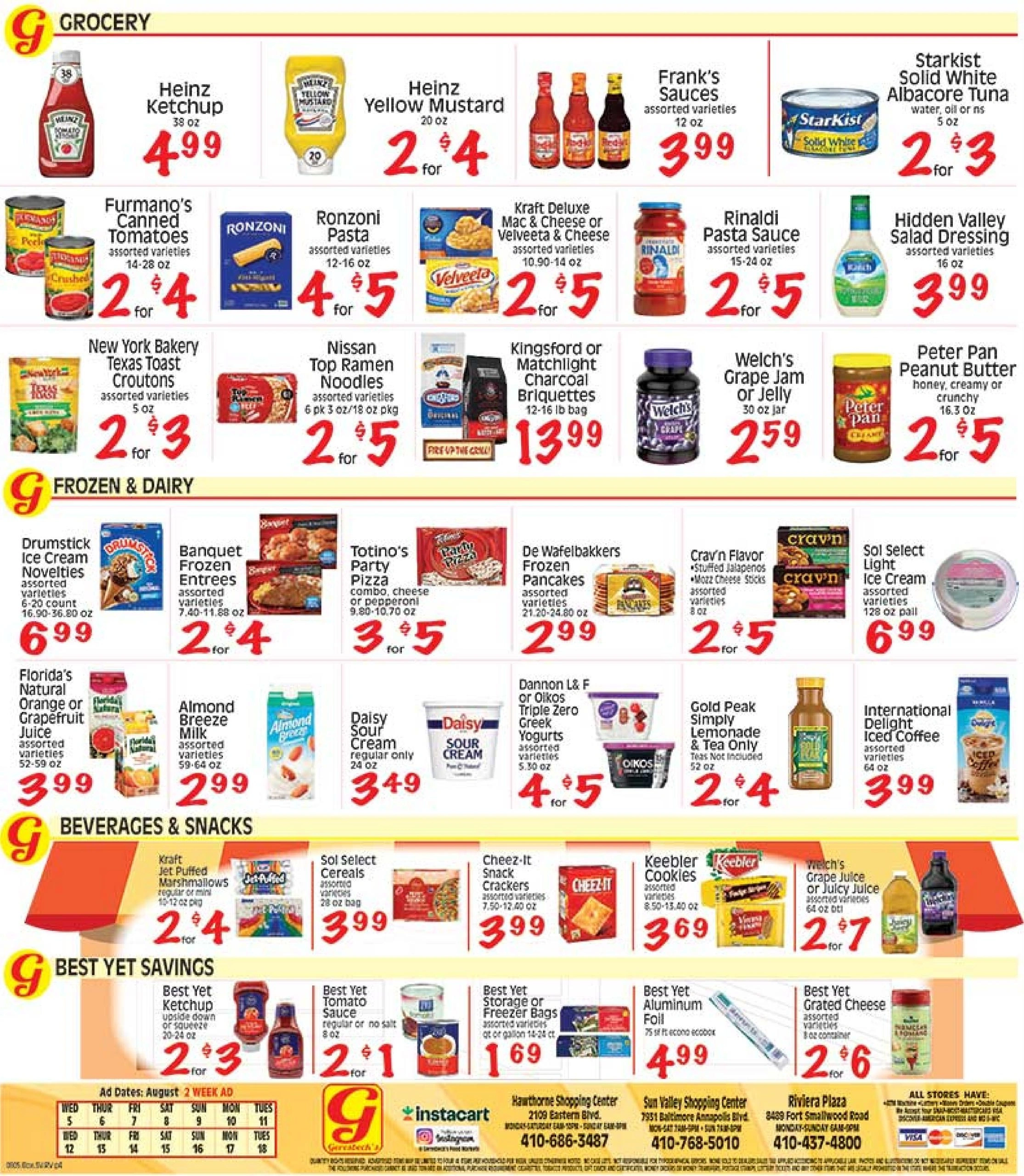 Geresbeck's Food Market flyer page 4