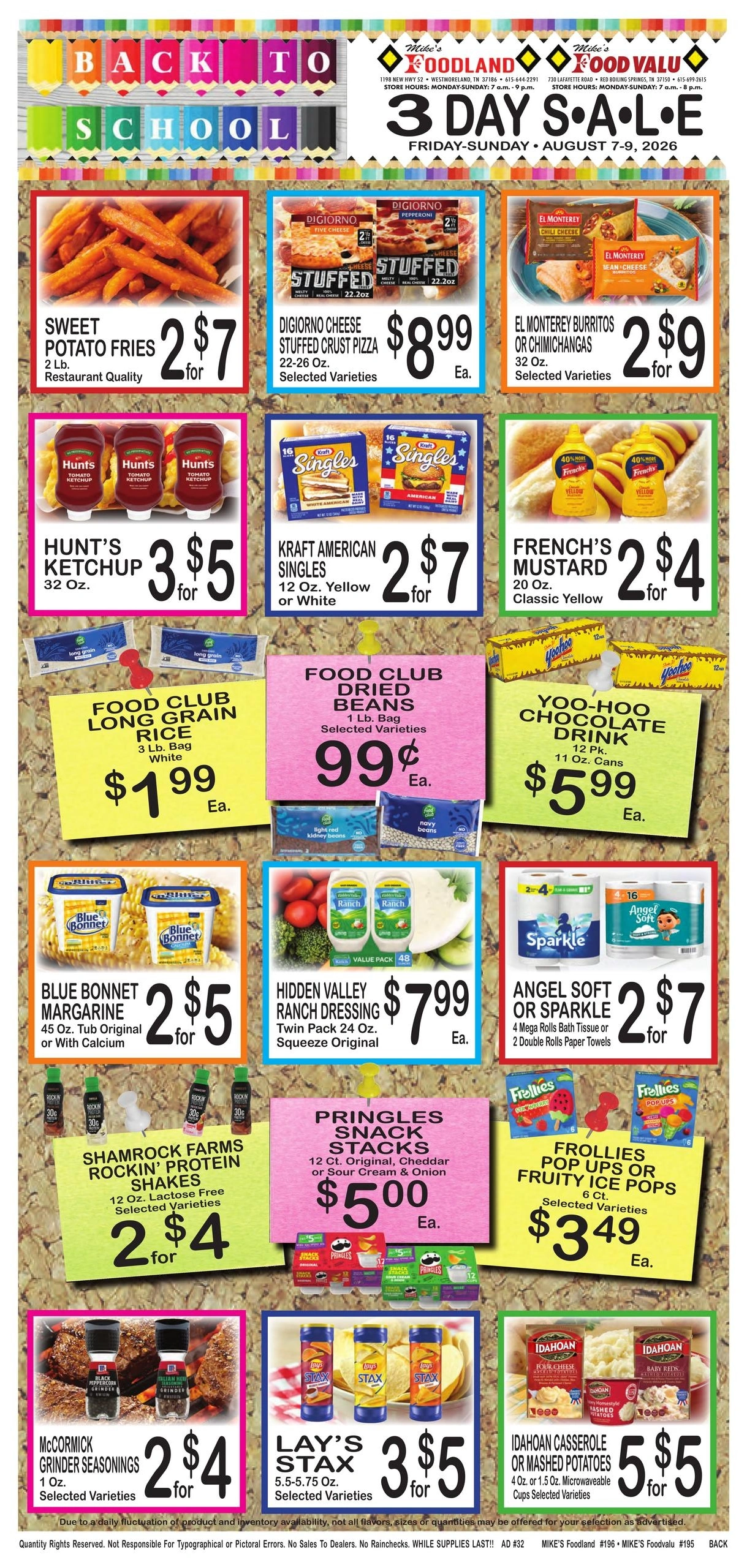 Mike's Foodland flyer page 6