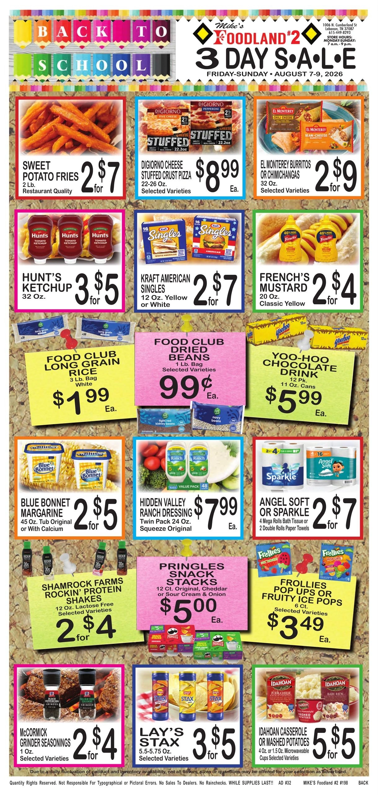Mike's Foodland flyer page 12