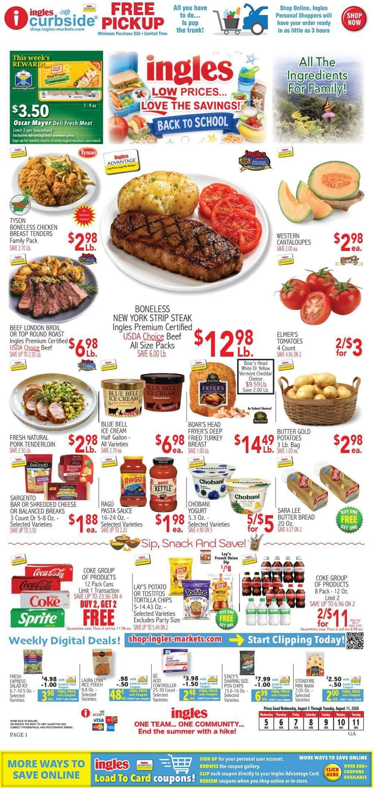 Ingles Markets flyer page 1