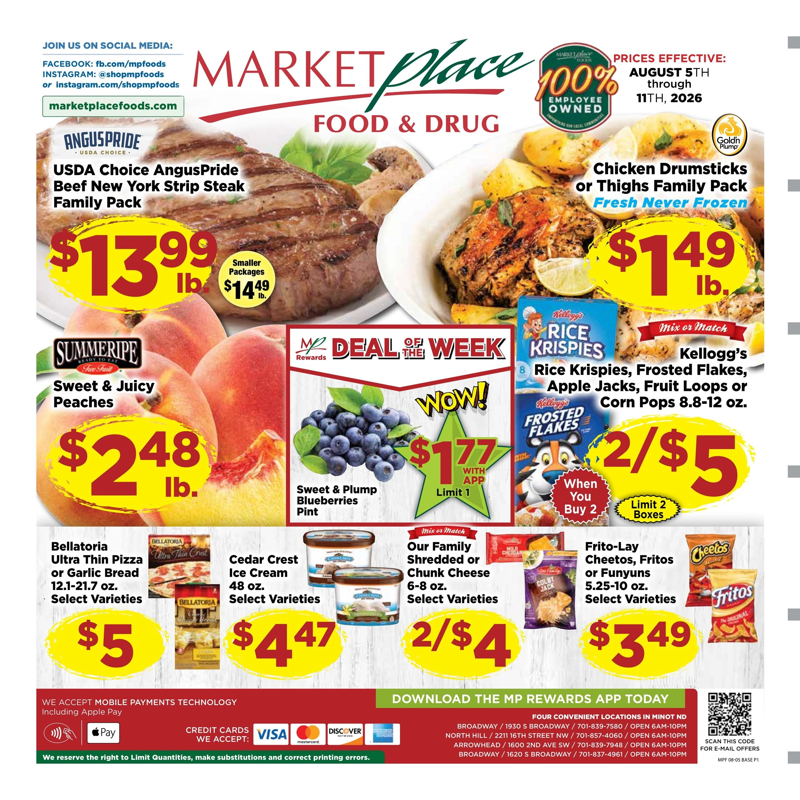 Marketplace Foods flyer page 1