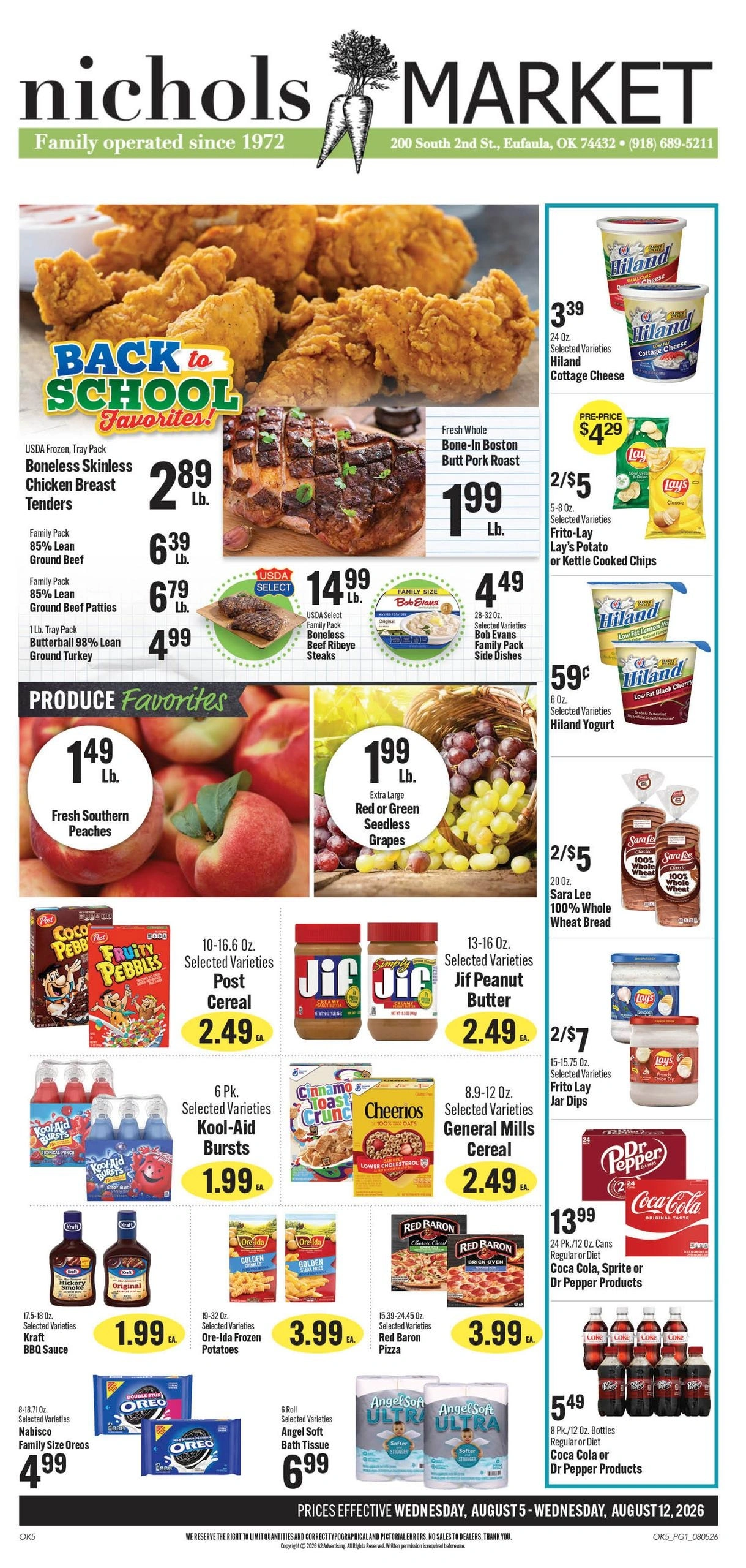 Nichols Dollar Saver flyer page 1