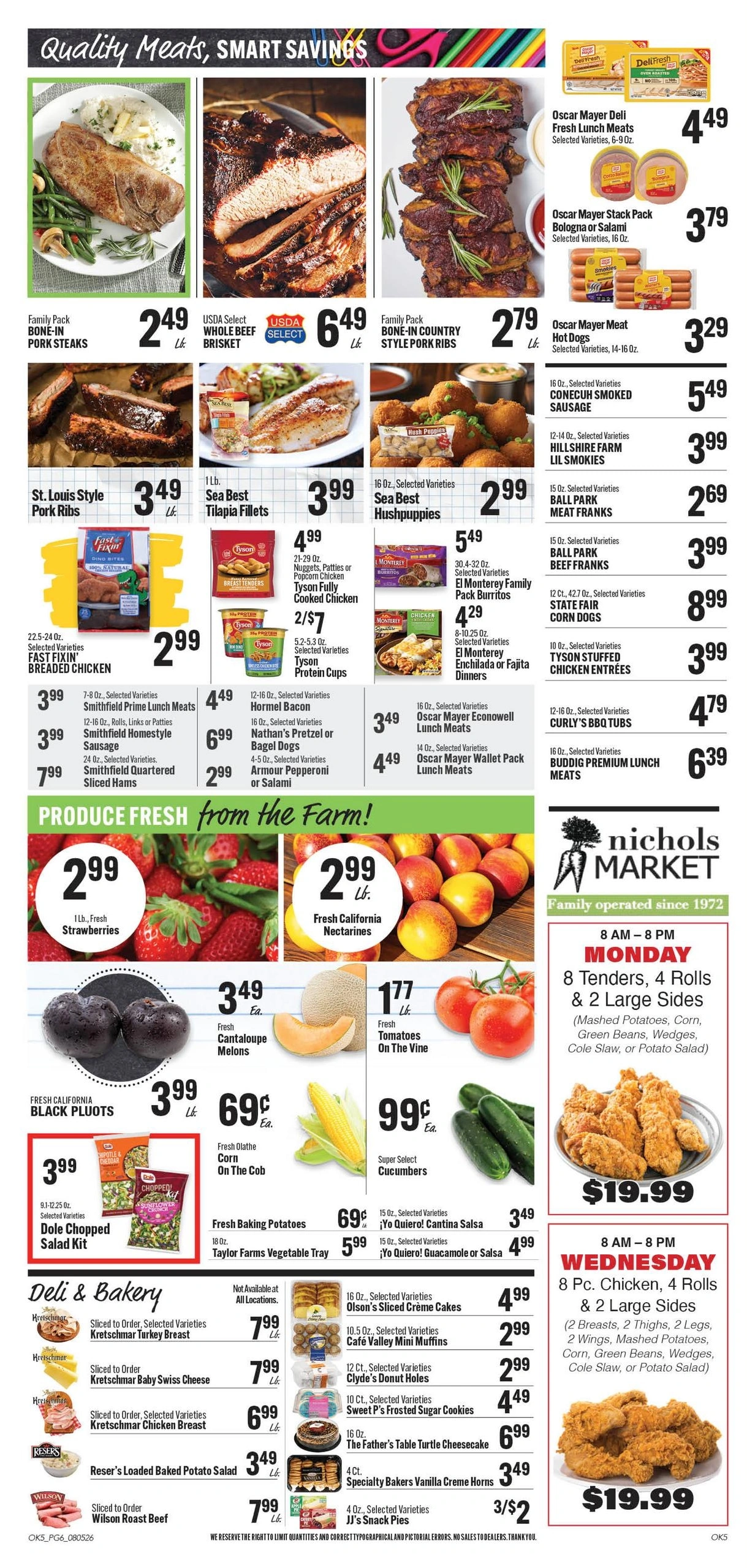 Nichols Dollar Saver flyer page 6