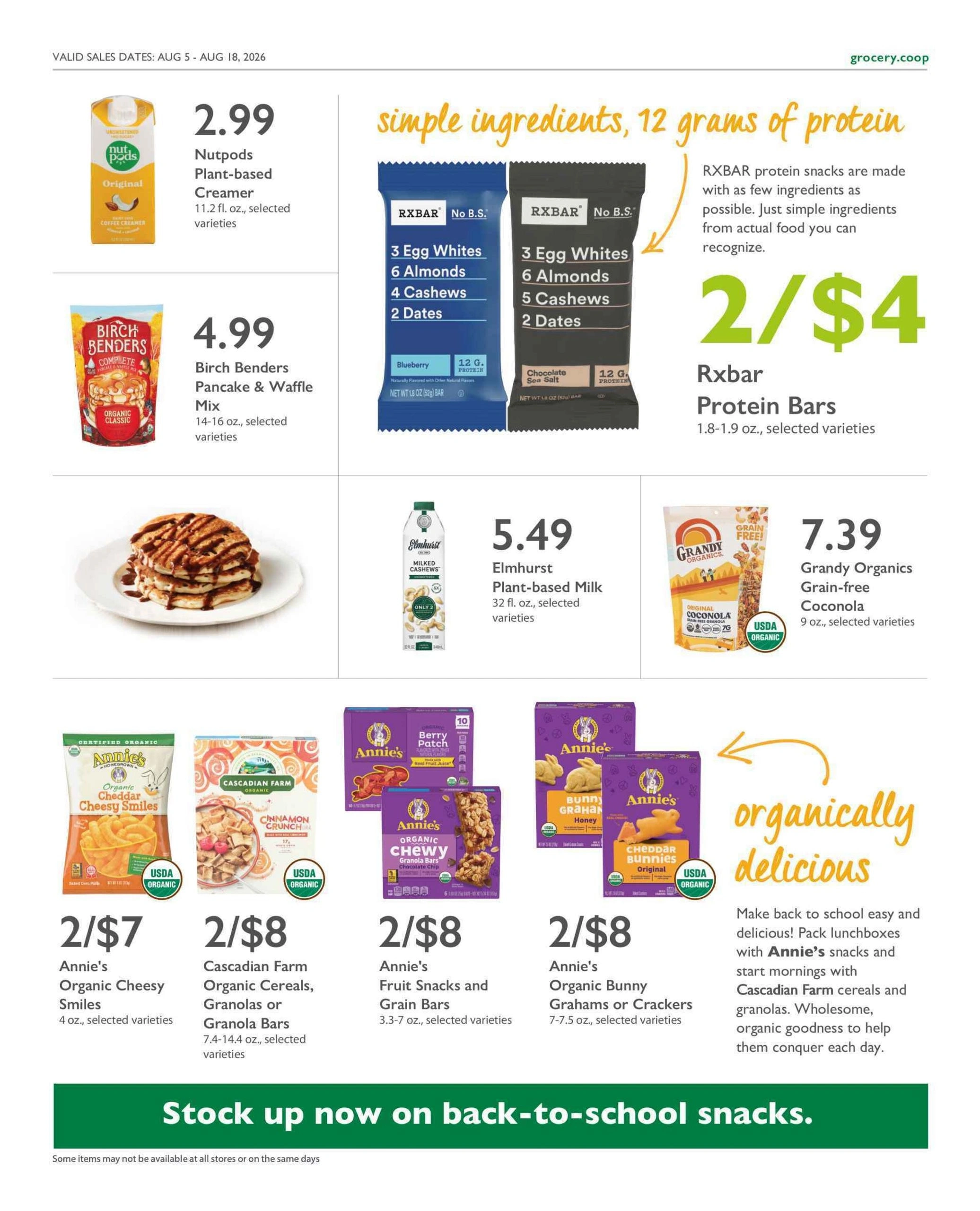 Co-opportunity Natural Foods flyer page 6