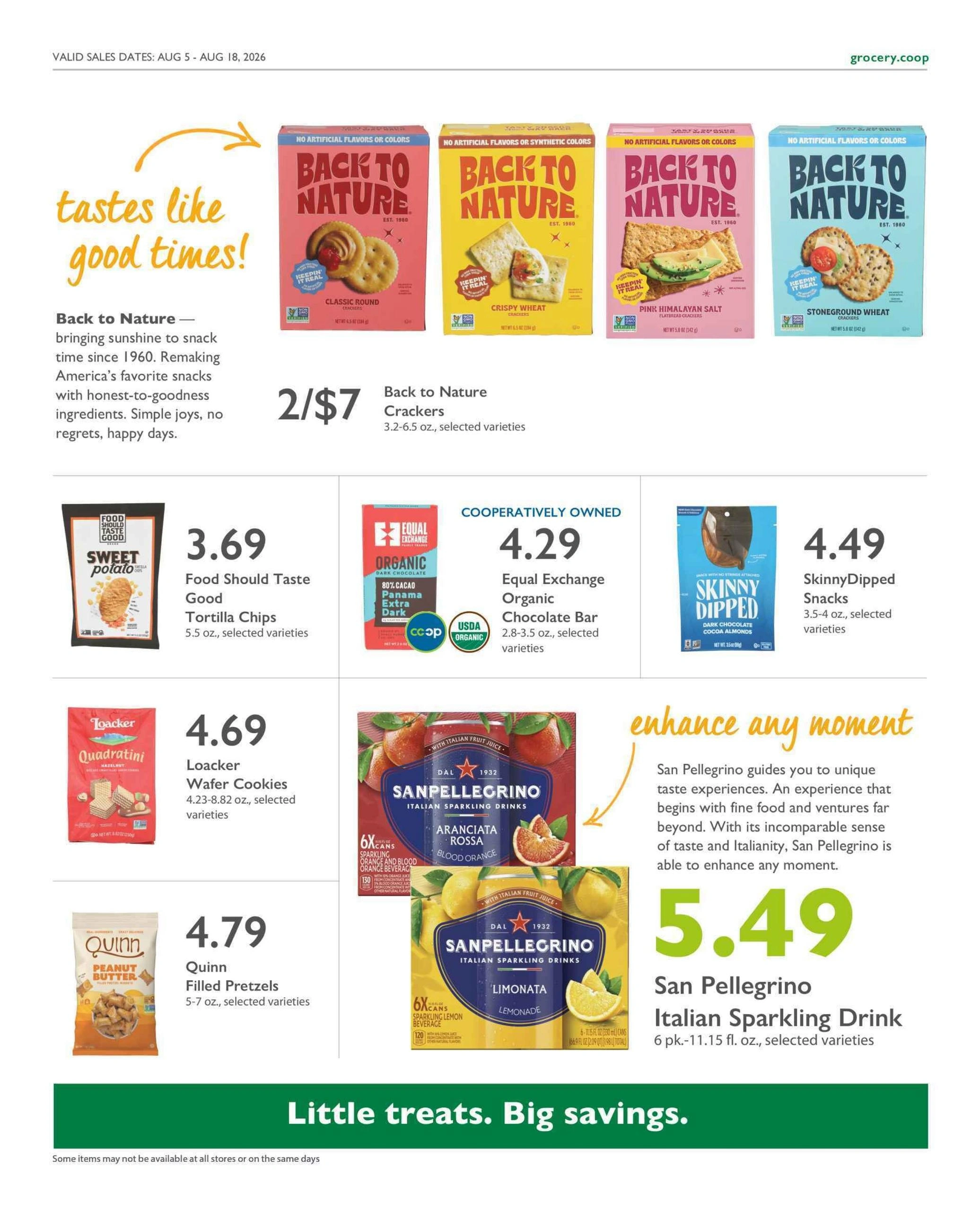Co-opportunity Natural Foods flyer page 11